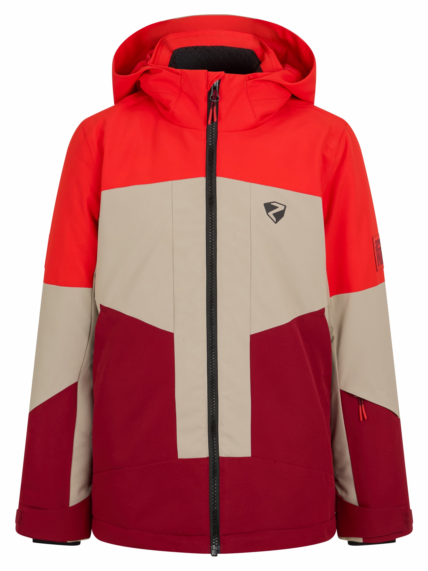 Ziener Skijacke "AGIMO-Z AQUASHIELD JUNGS" wasser- u. winddicht, atmungsaktiv, warm, reflektierende Elemente