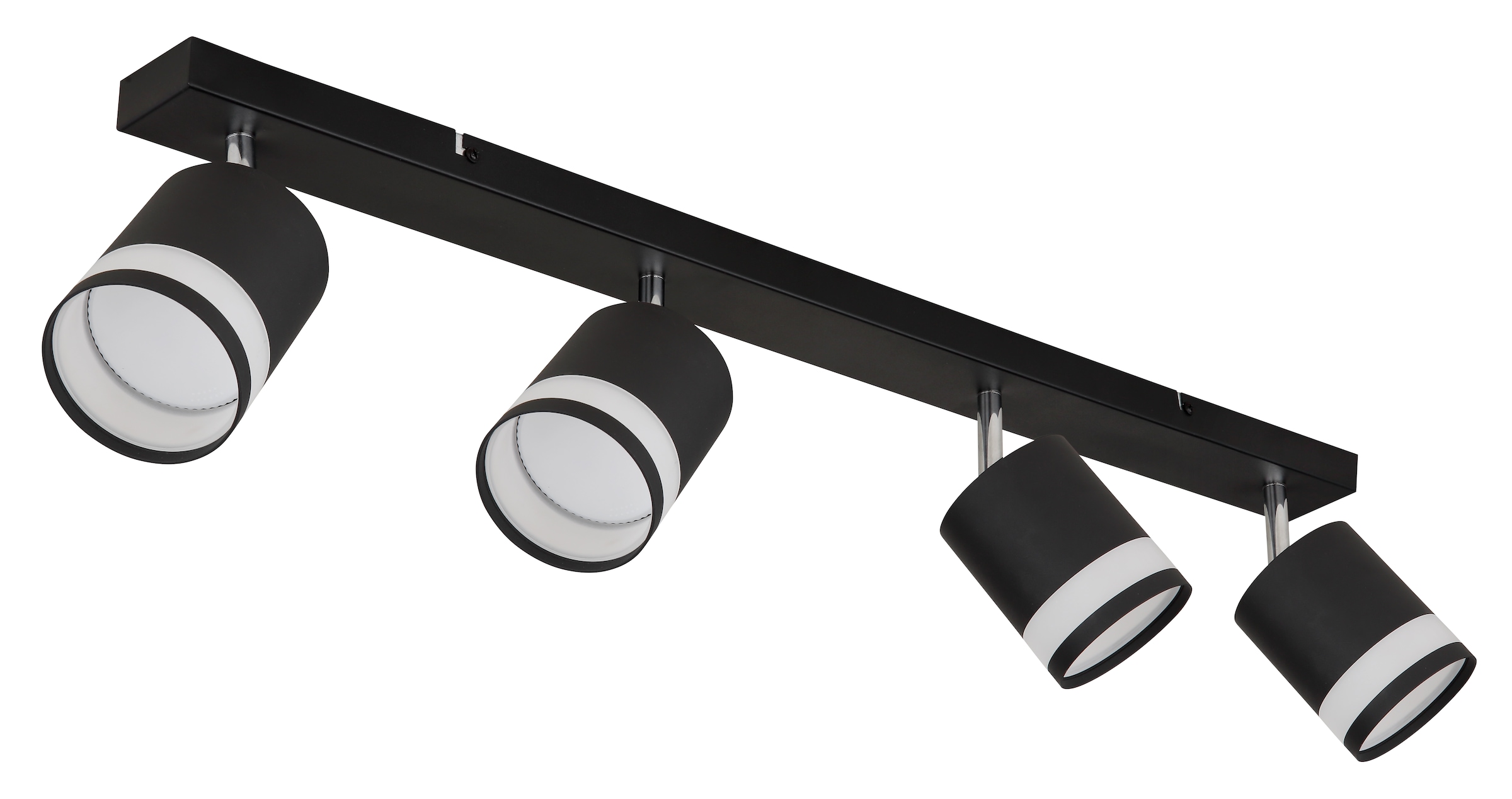 GLOBO LIGHTING Deckenstrahler »LUCERO«, Leuchtmittel GX53 | Leuchtmittel wechselbar, Deckenspot/schwarz/3000K/Wohnzimmer/Flur