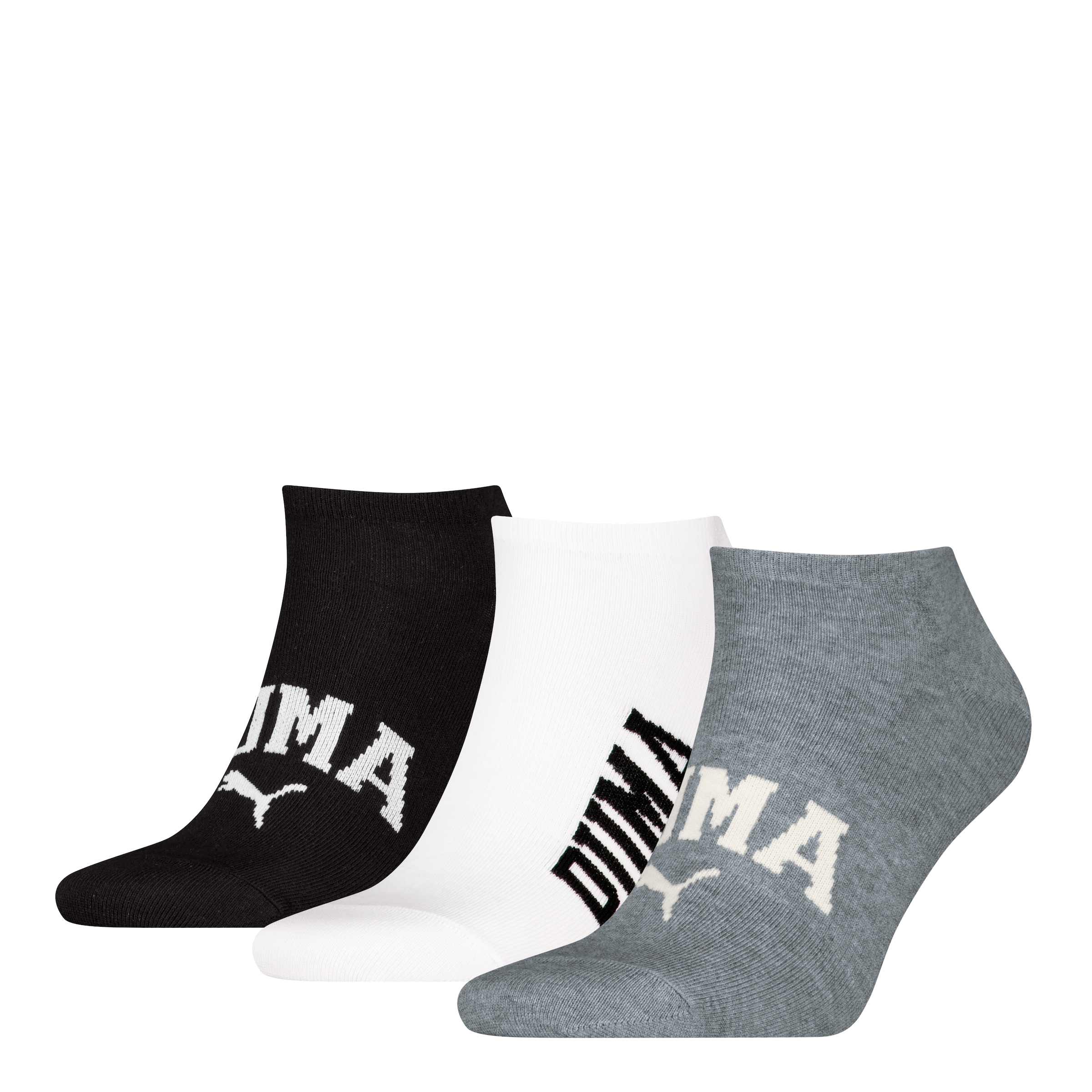 PUMA Sneakersocken 3er Pack, 3 Stk. tlg. mit verstärkter Ferse und Zehenber günstig online kaufen