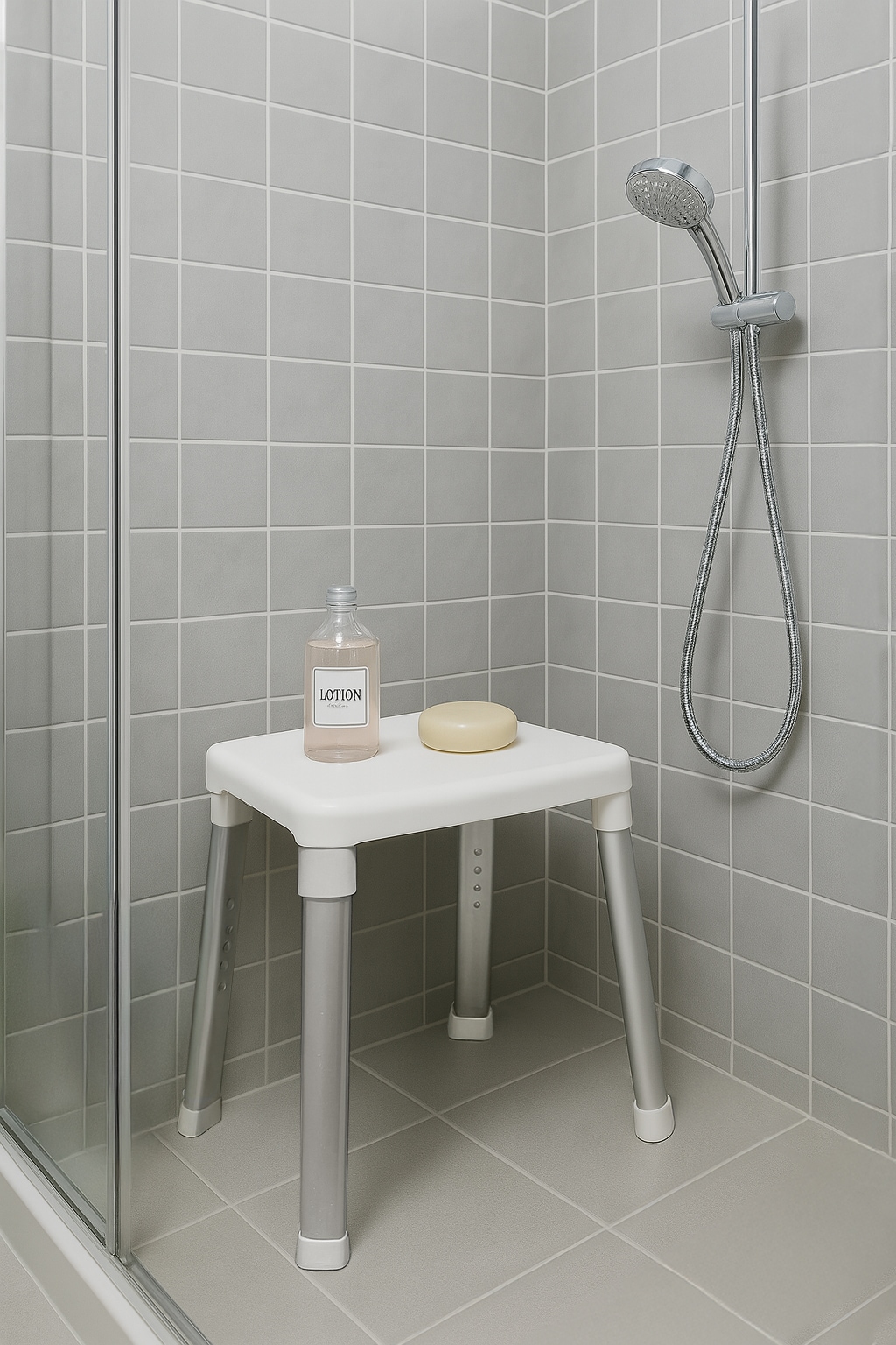Bischof Duschhocker "Splash", belastbar bis 150 kg, rutschfester Stand, TÜV günstig online kaufen