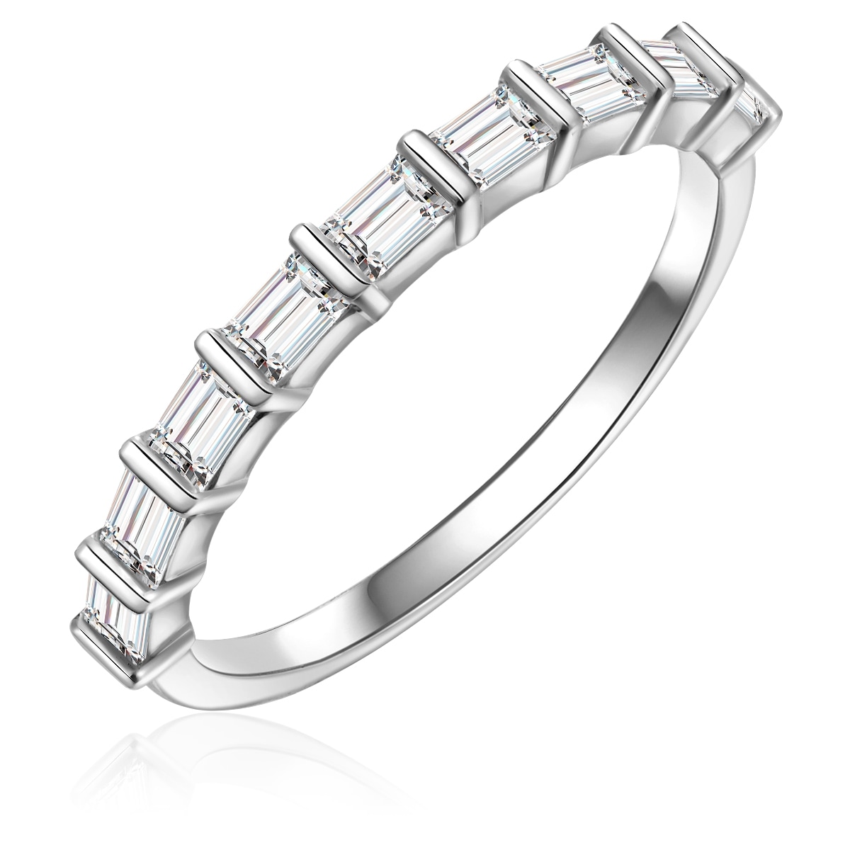 Glanzstücke München Fingerring »GSM1143« Ring Sterling Silber Zirkonia weiß