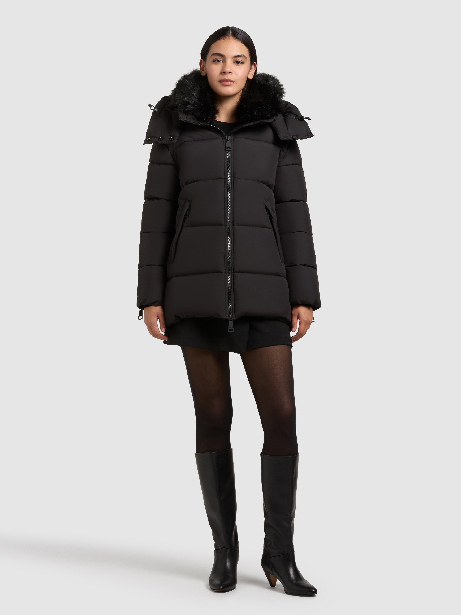 khujo Steppjacke "RORY" mit Kapuze günstig online kaufen