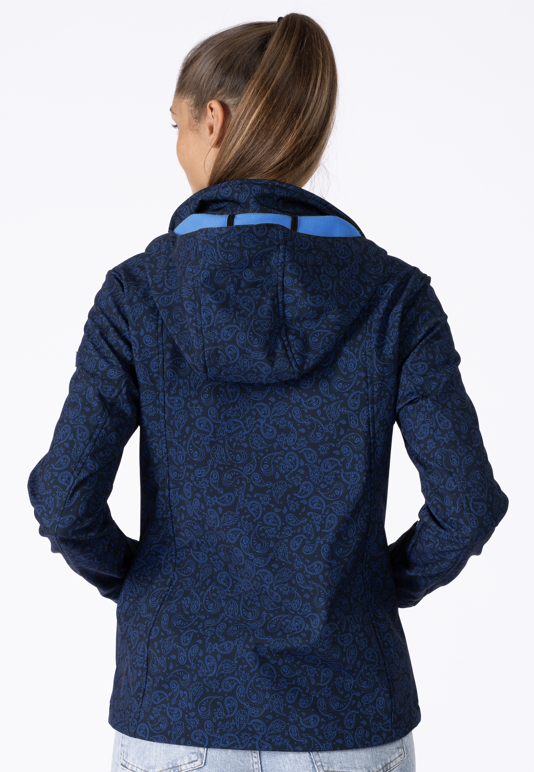 DEPROC Active Softshelljacke »SUN PEAK II WOMEN«, mit abnehmbarer Kapuze