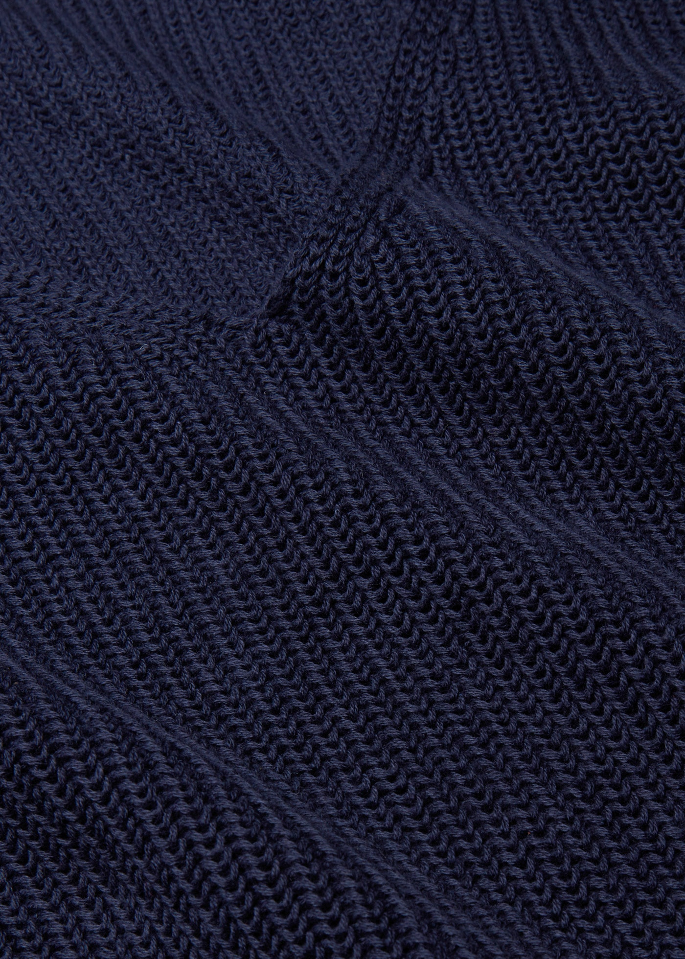 bonprix Strickpullover »Gerippter Pullover aus reiner Baumwolle« aus reiner Baumwolle