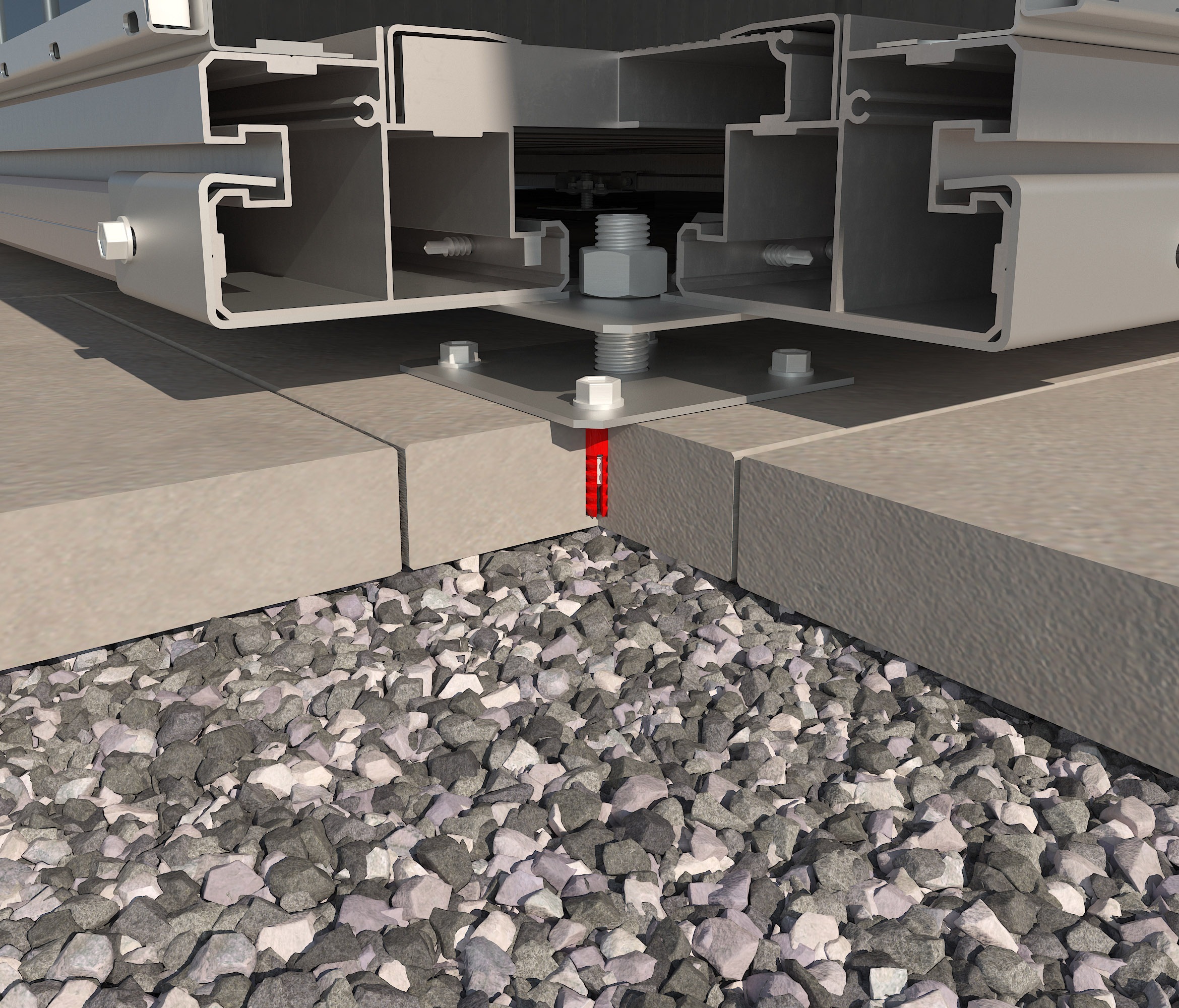 Biohort Gerätehaus-Fundamentrahmen »SMARTBASE für Gerätehaus Europa 2A« 222x 78x 10 cm