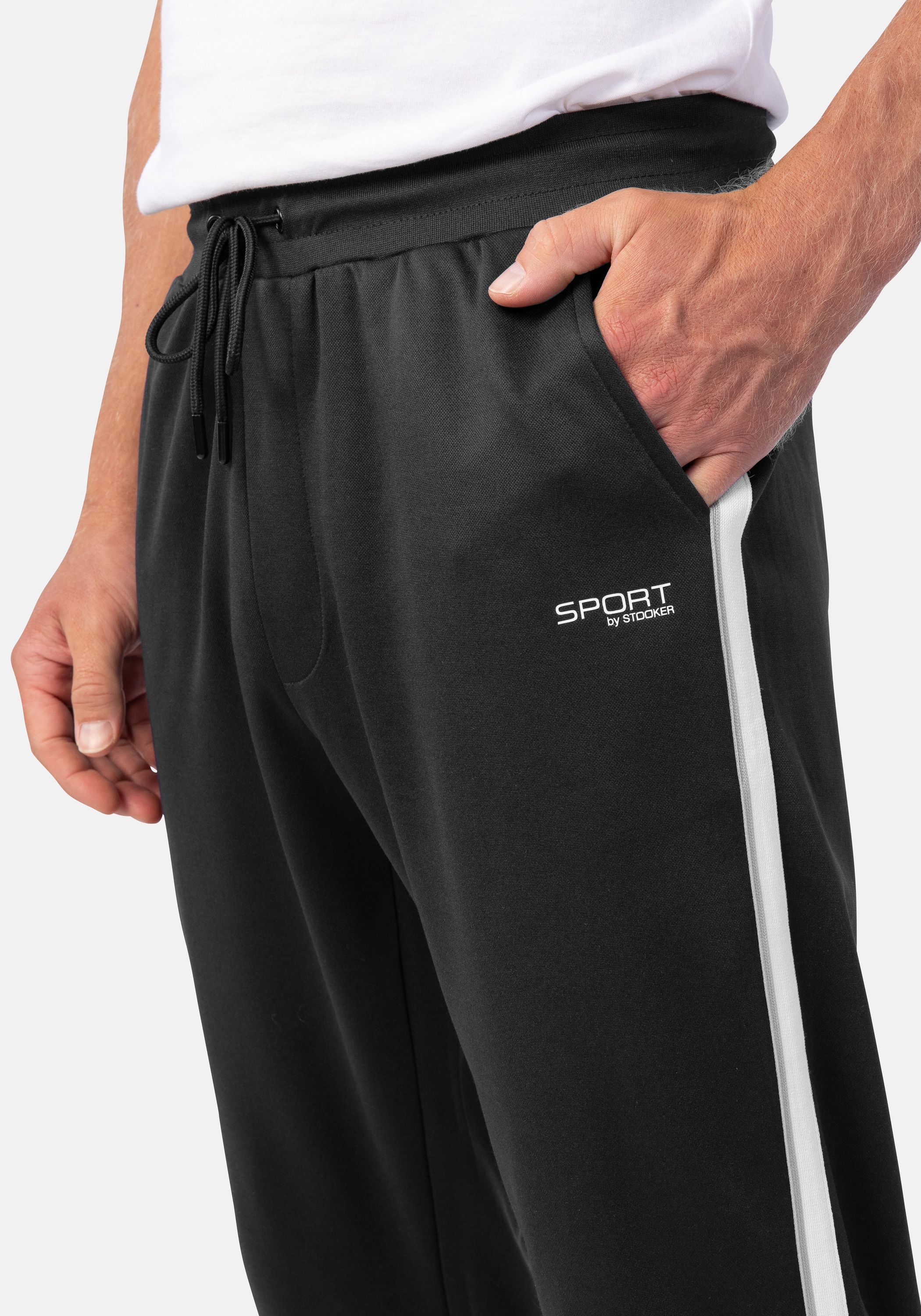 HERO by John Medoox Sporthose »Baumwollqualität Stooker Men Sweathose«, Sporthose Regular Fit Sport Sweat für Herren