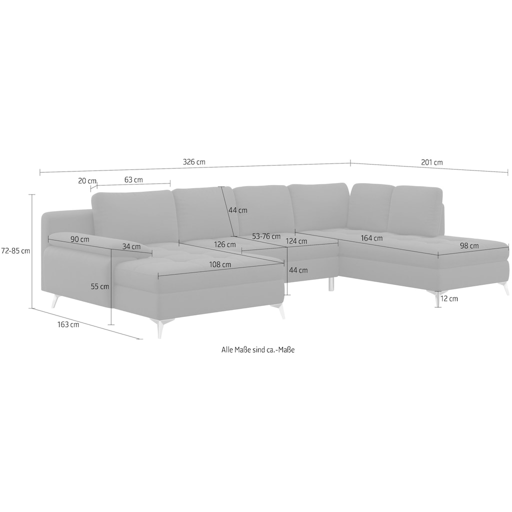 sit&more Wohnlandschaft »Latigo«