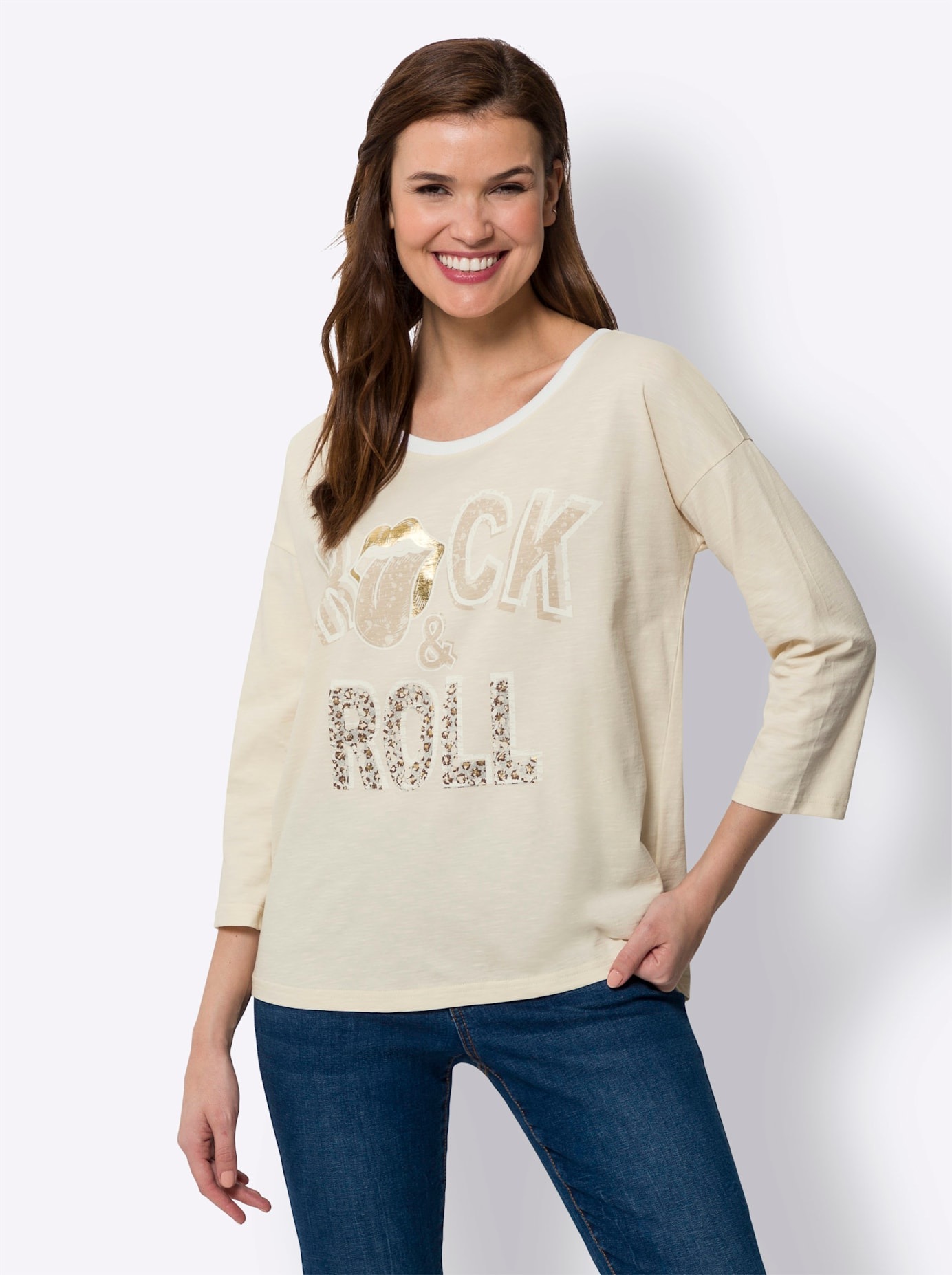 heine 3/4-Arm-Shirt "Shirt", 1 Stk. günstig online kaufen