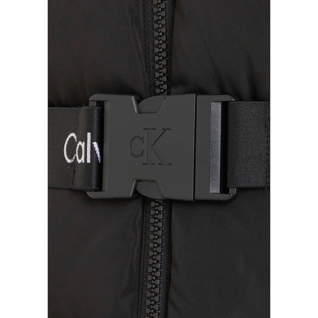 Calvin Klein Jeans Winterjacke »LOGO TAPE BELT JACKET«