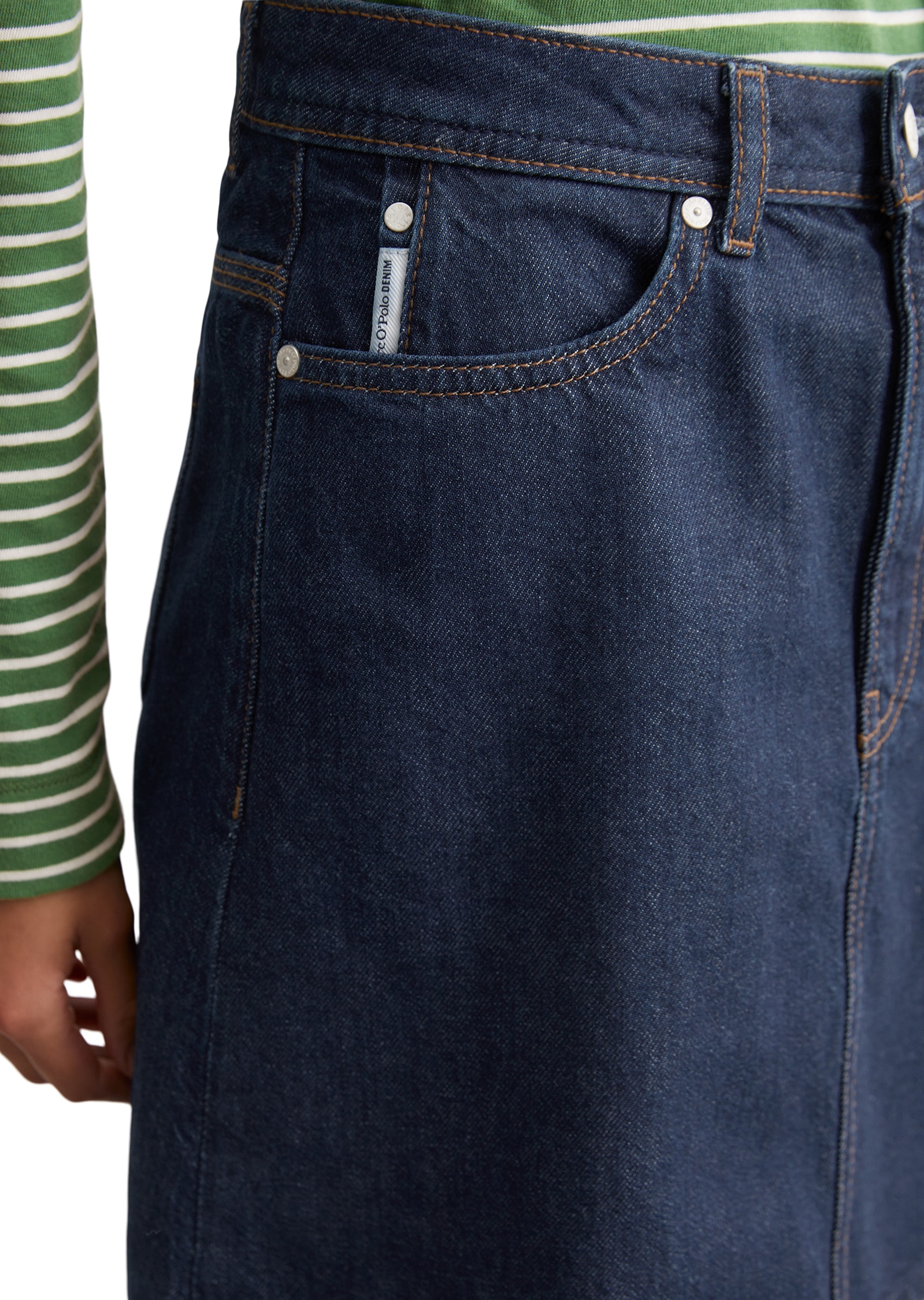 Marc O'Polo DENIM Jeansrock »aus dunklem Rigid Denim«
