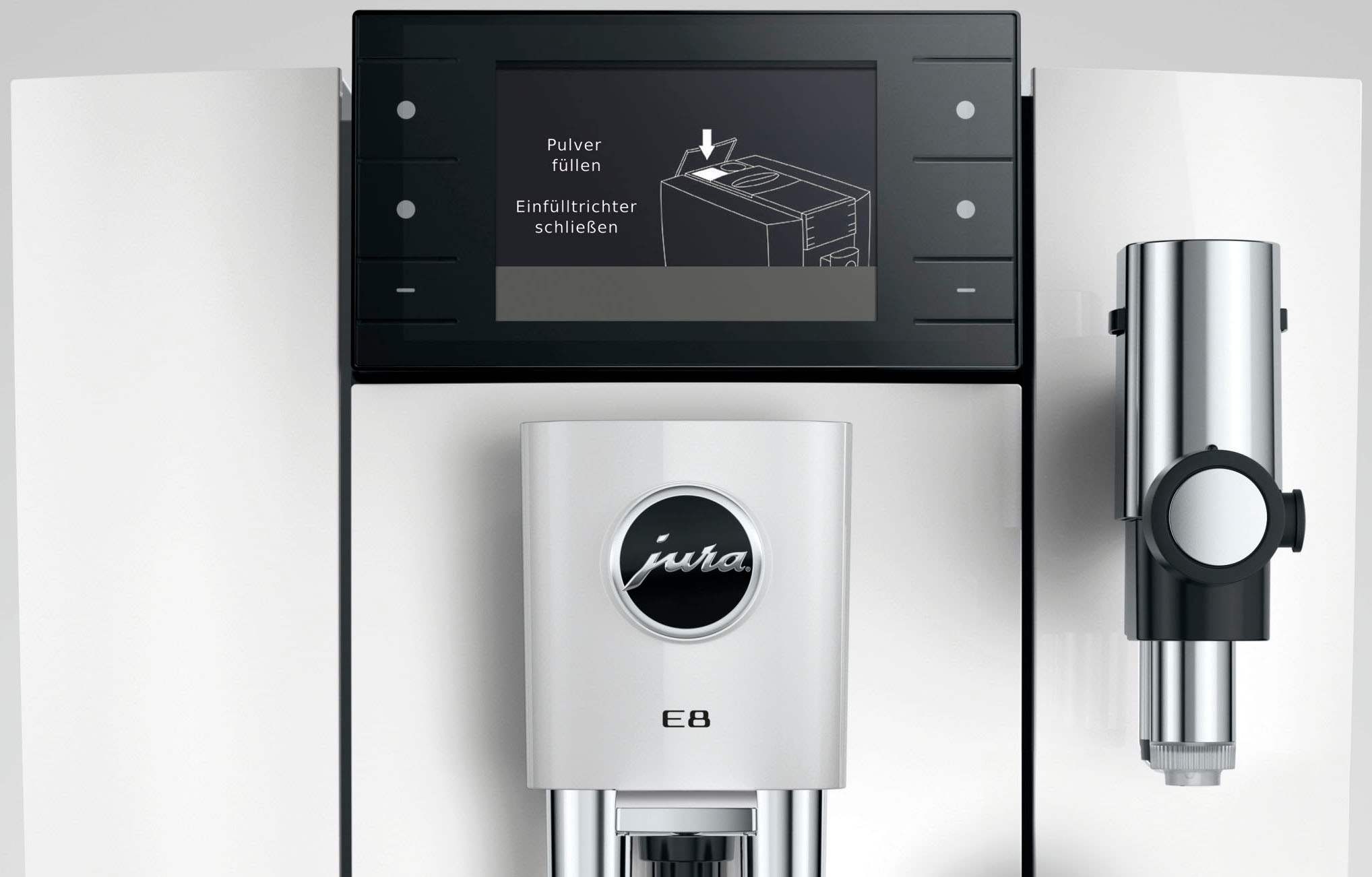 JURA Kaffeevollautomat »15747 E8 Piano White (ED)«