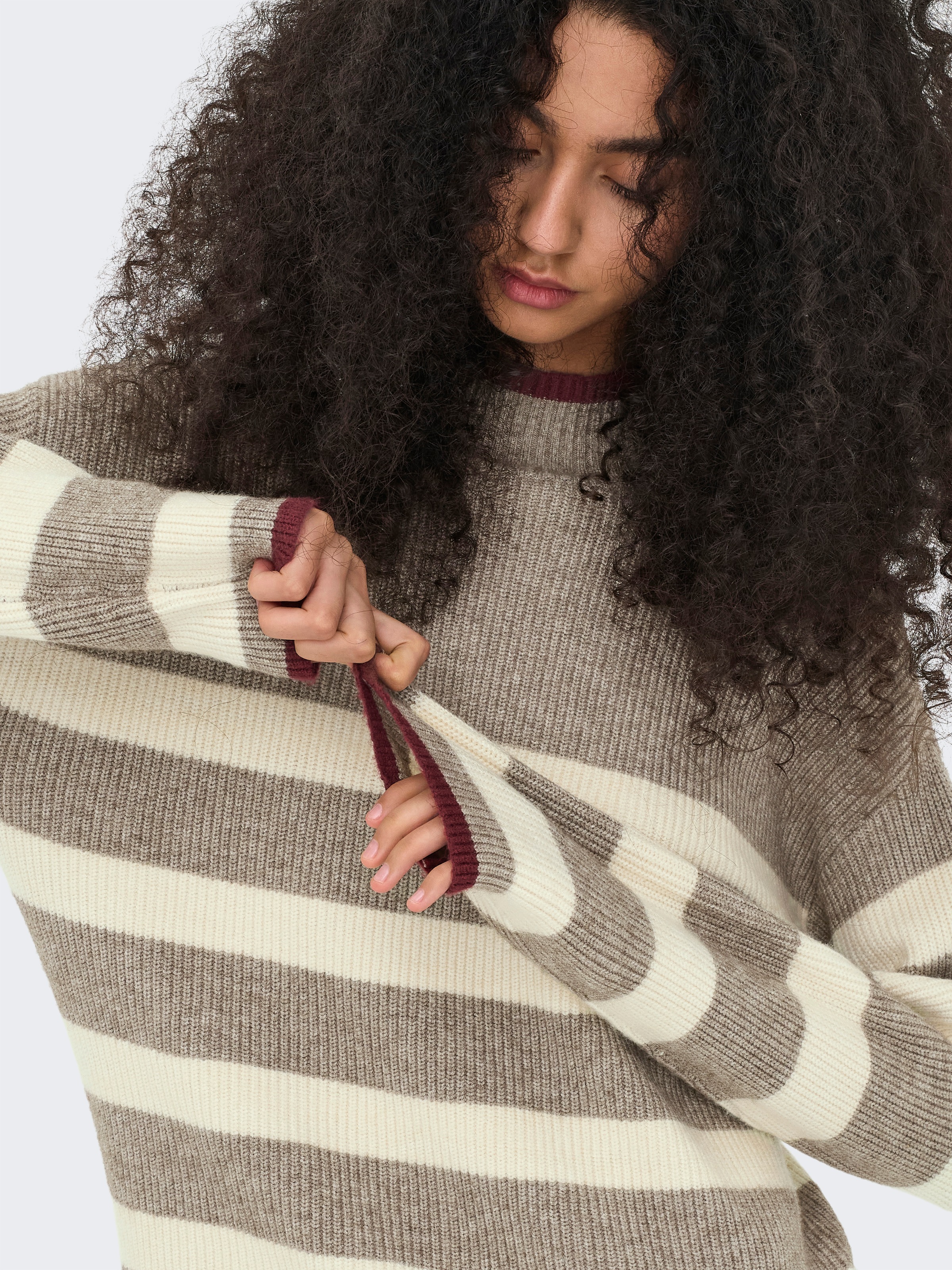 ONLY Strickpullover "ONLKATIA LS RIB HIGHNECK CC KNT" günstig online kaufen