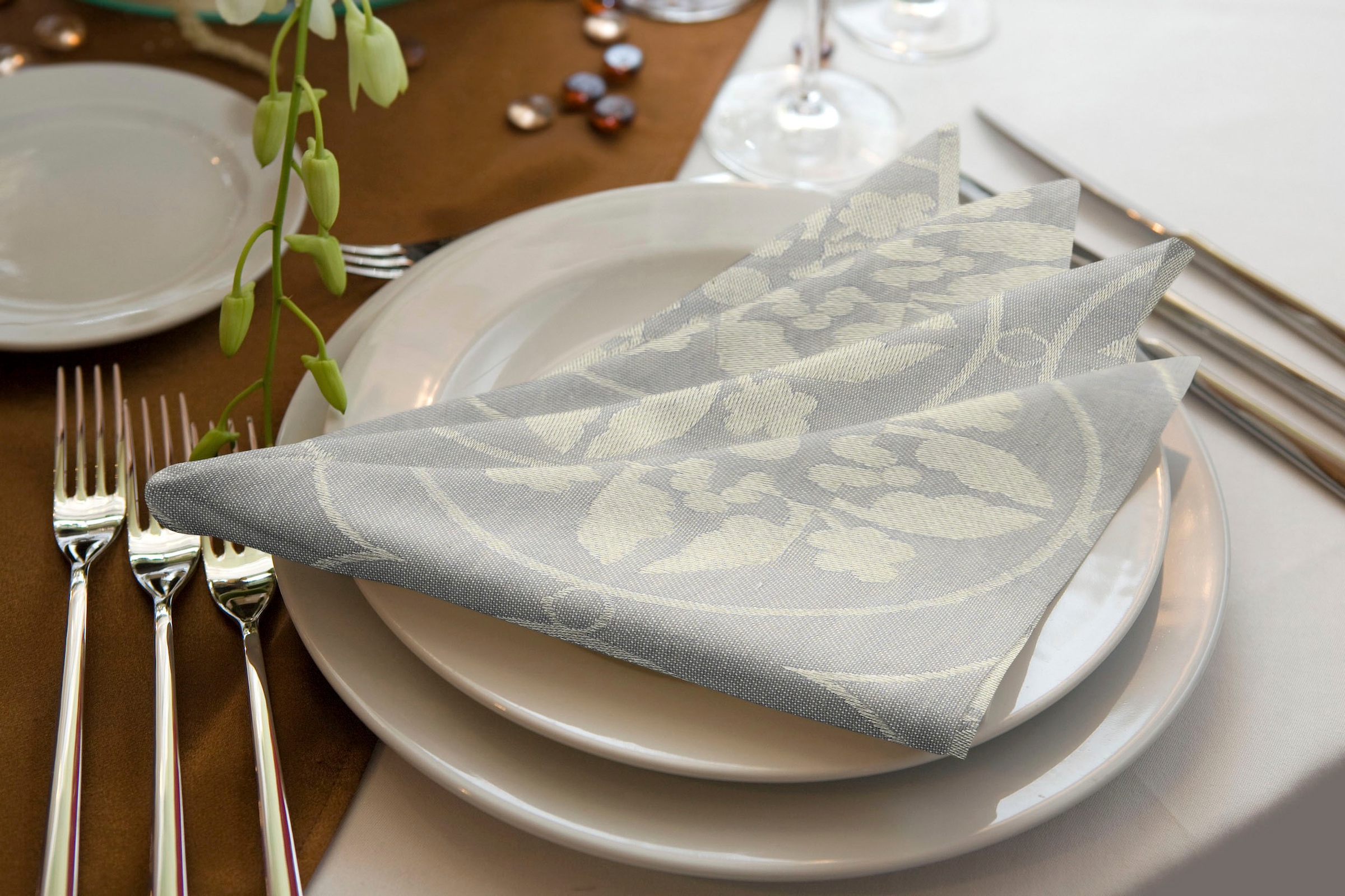 Adam Stoffserviette »Romantic Puligny Light«, (4 St.)