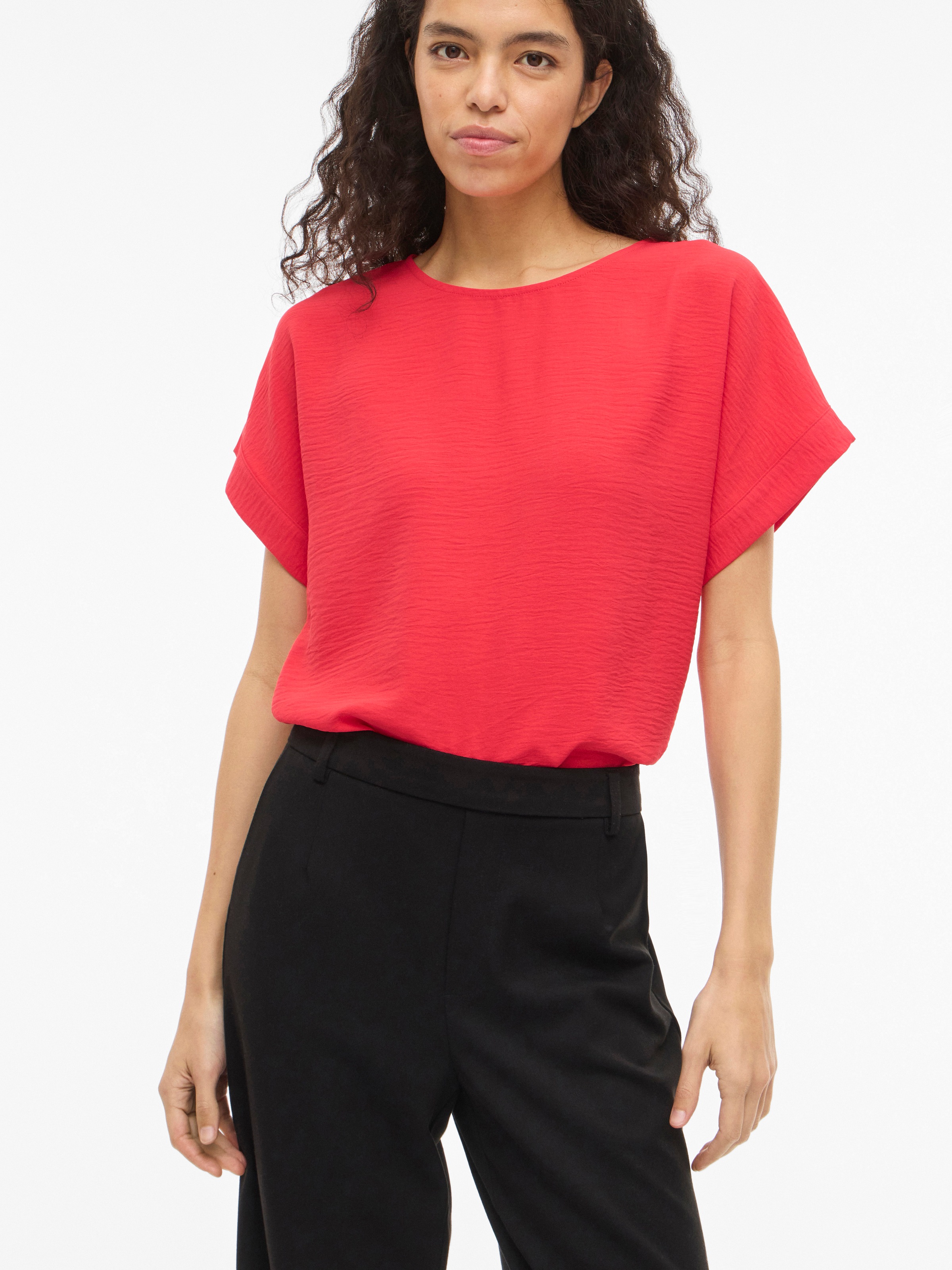 Thumbnail - Vila Kurzarmshirt "VIJOSA S/S TOP - NOOS"