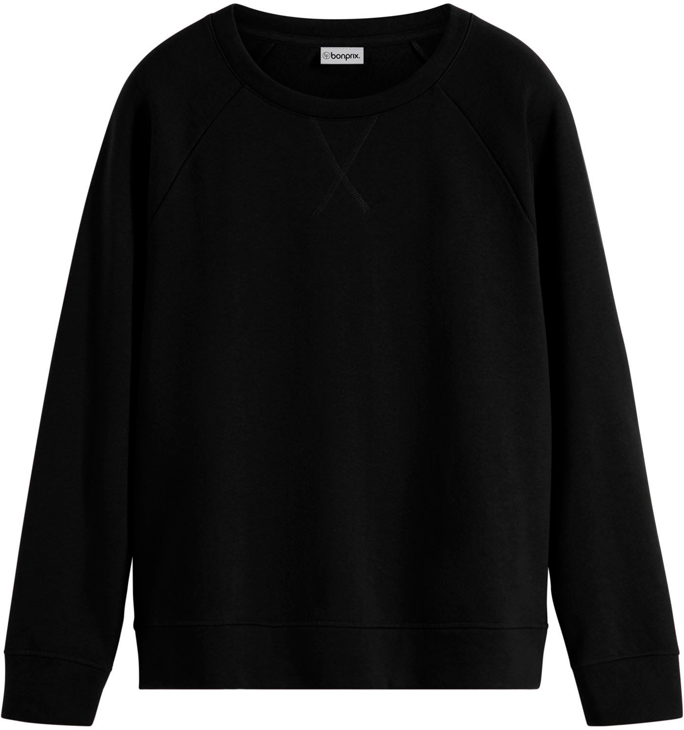 bonprix Sweatshirt »Sweatshirt«, klassischer Rundhalsausschnitt, bequeme Passform, ohne Verschluss
