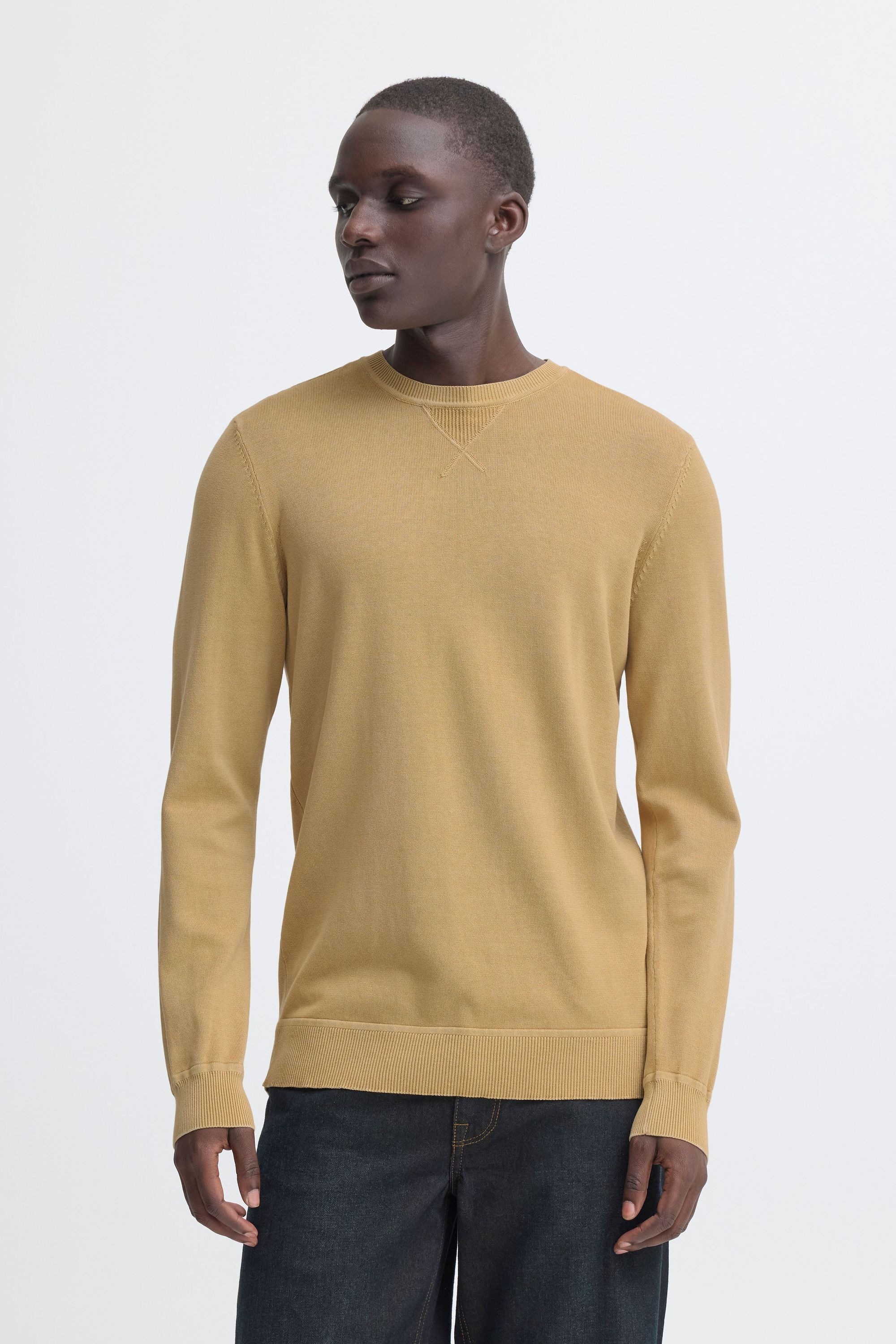 Blend Strickpullover "BHAddo" Schöner Feinstrick-Pullover mit leichten Wasc günstig online kaufen