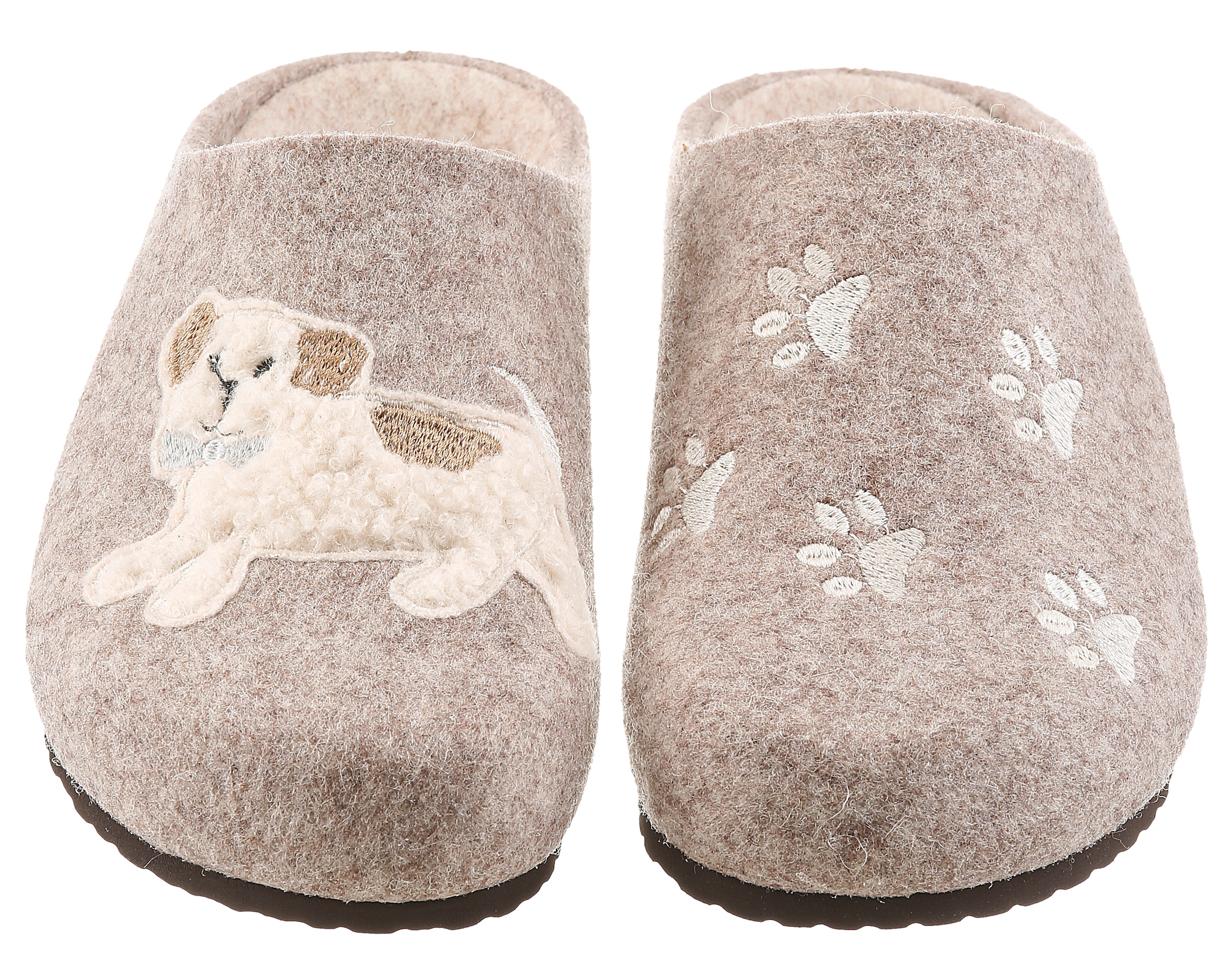 Aniston SHOES Clog  Hausschuh, Homeslipper, Schlupfschuh mit Stickerei - NEUE KOLLEKTION