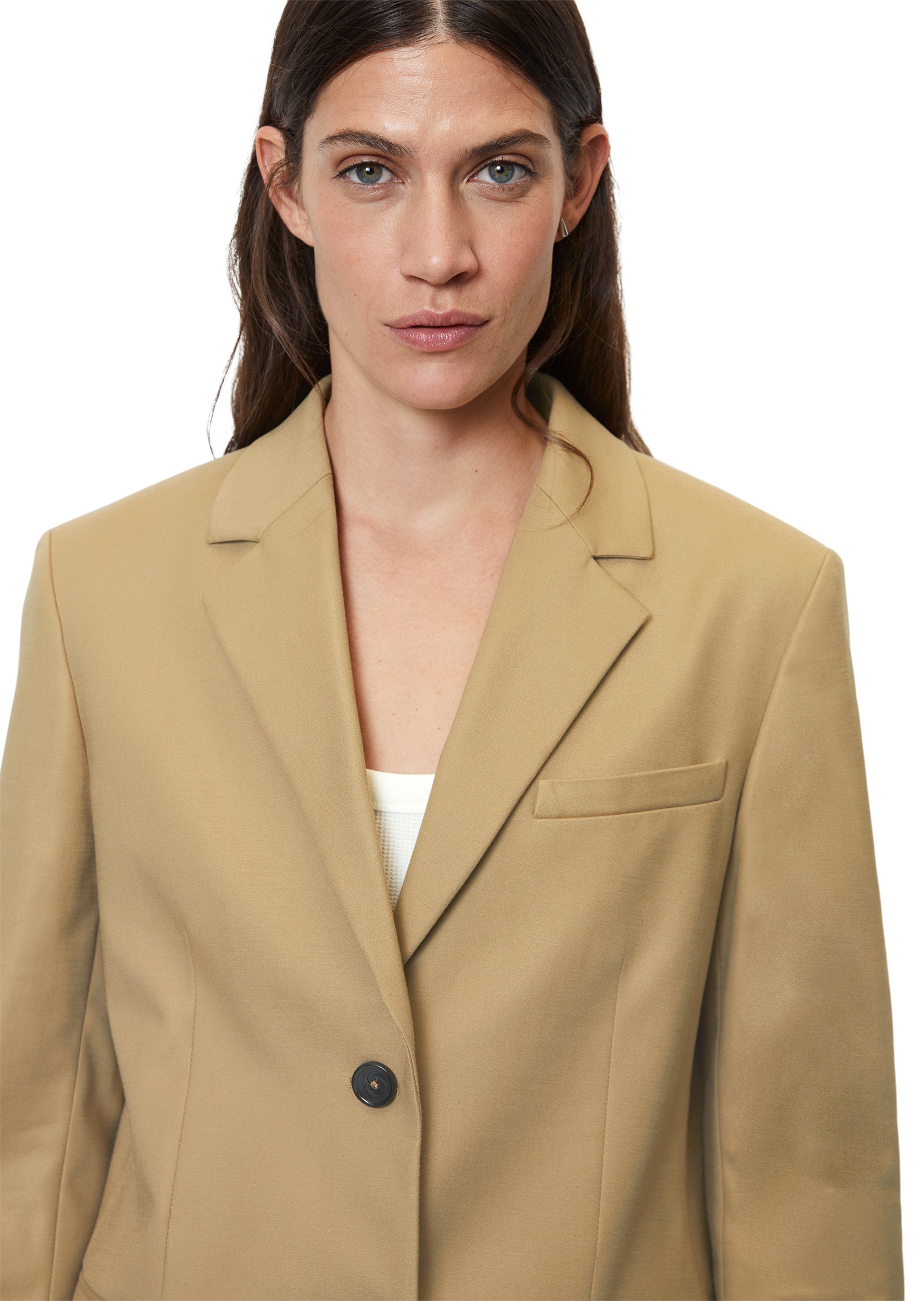 Marc O'Polo Longblazer »aus Organic-Cotton-Viskose-Stretch«