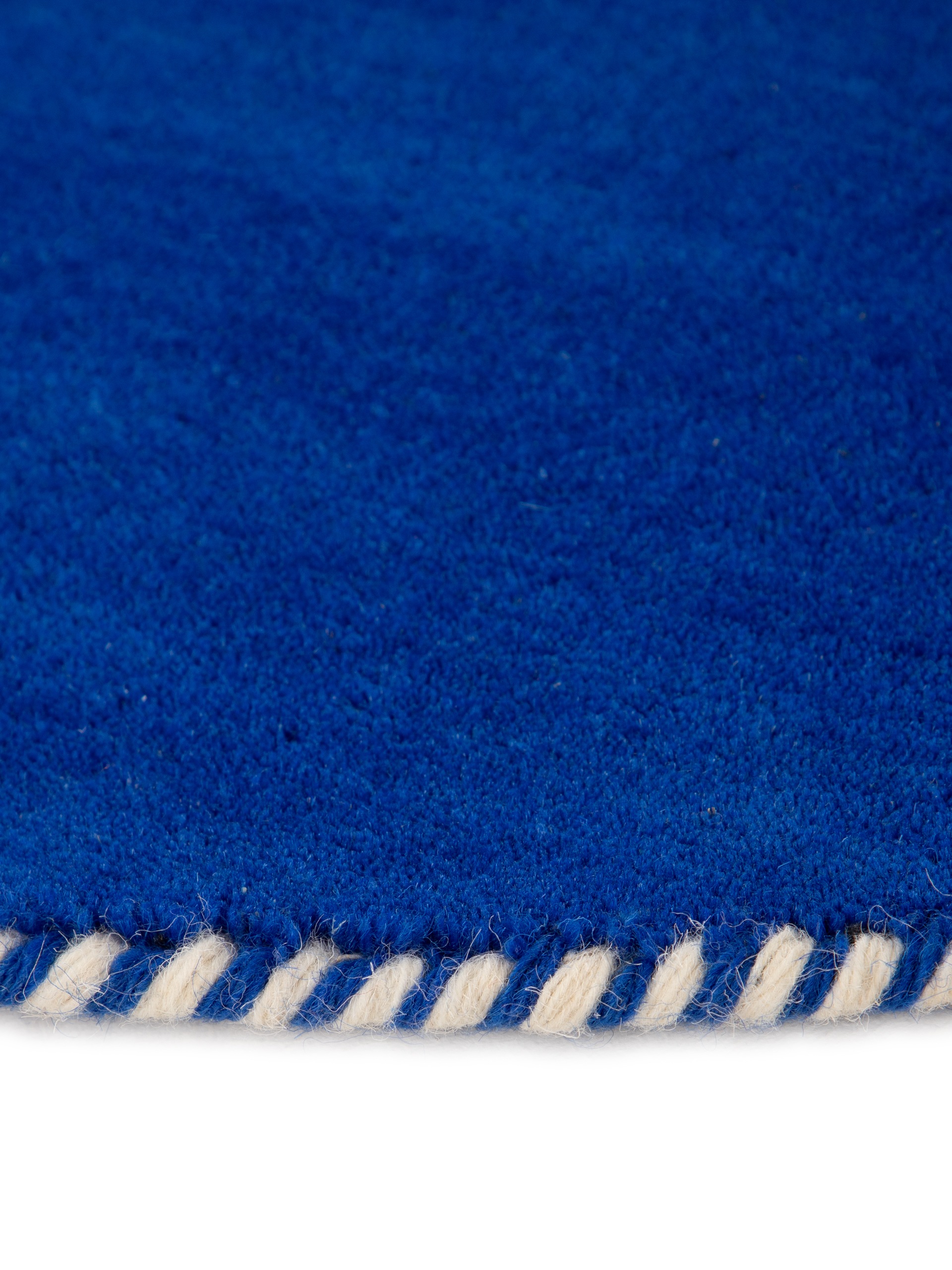 Wollteppich Carpetfine Lola Gabbeh, Blau 80cm 3