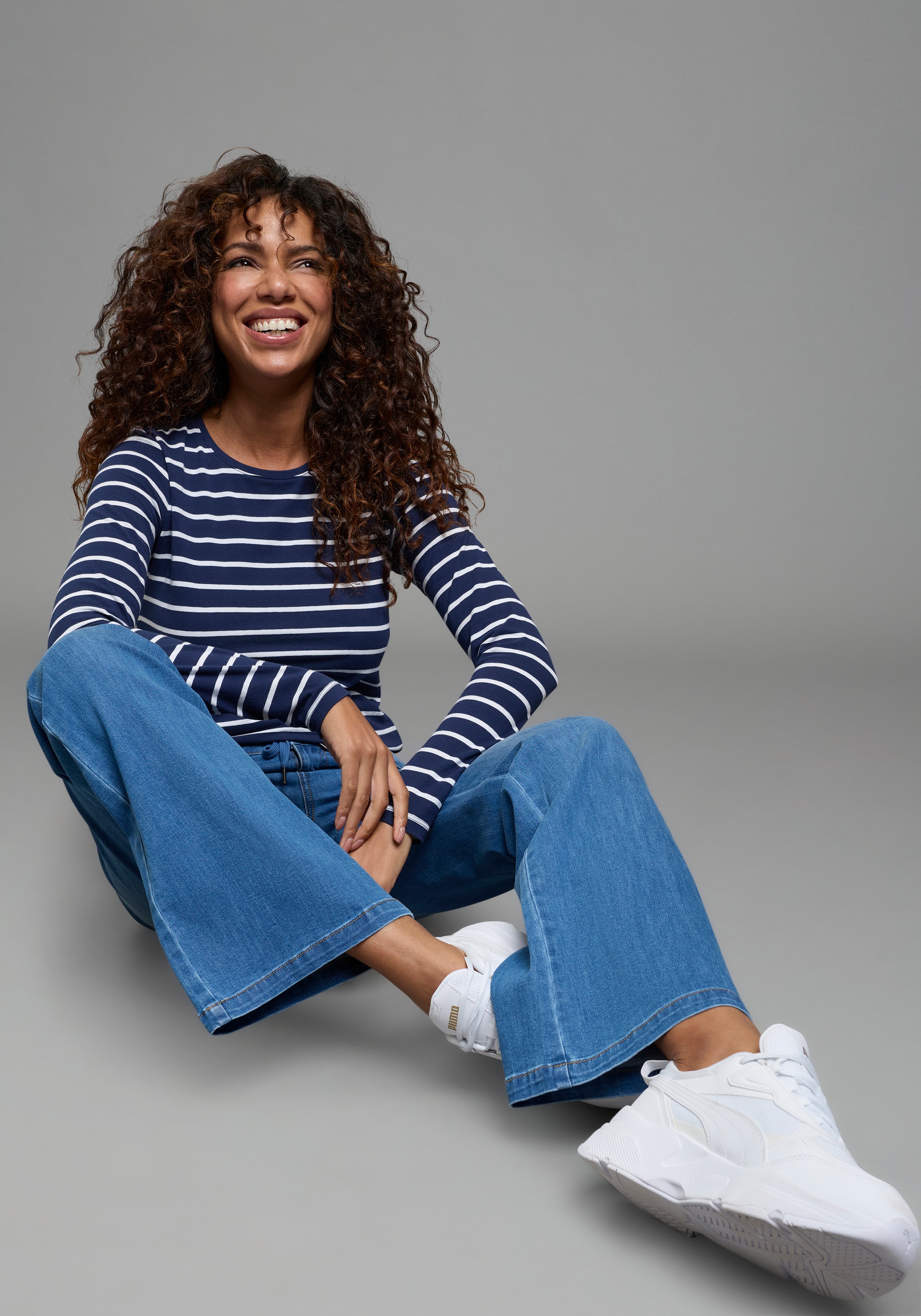 KangaROOS Wide Leg Jeans Women Blue Used 23 3