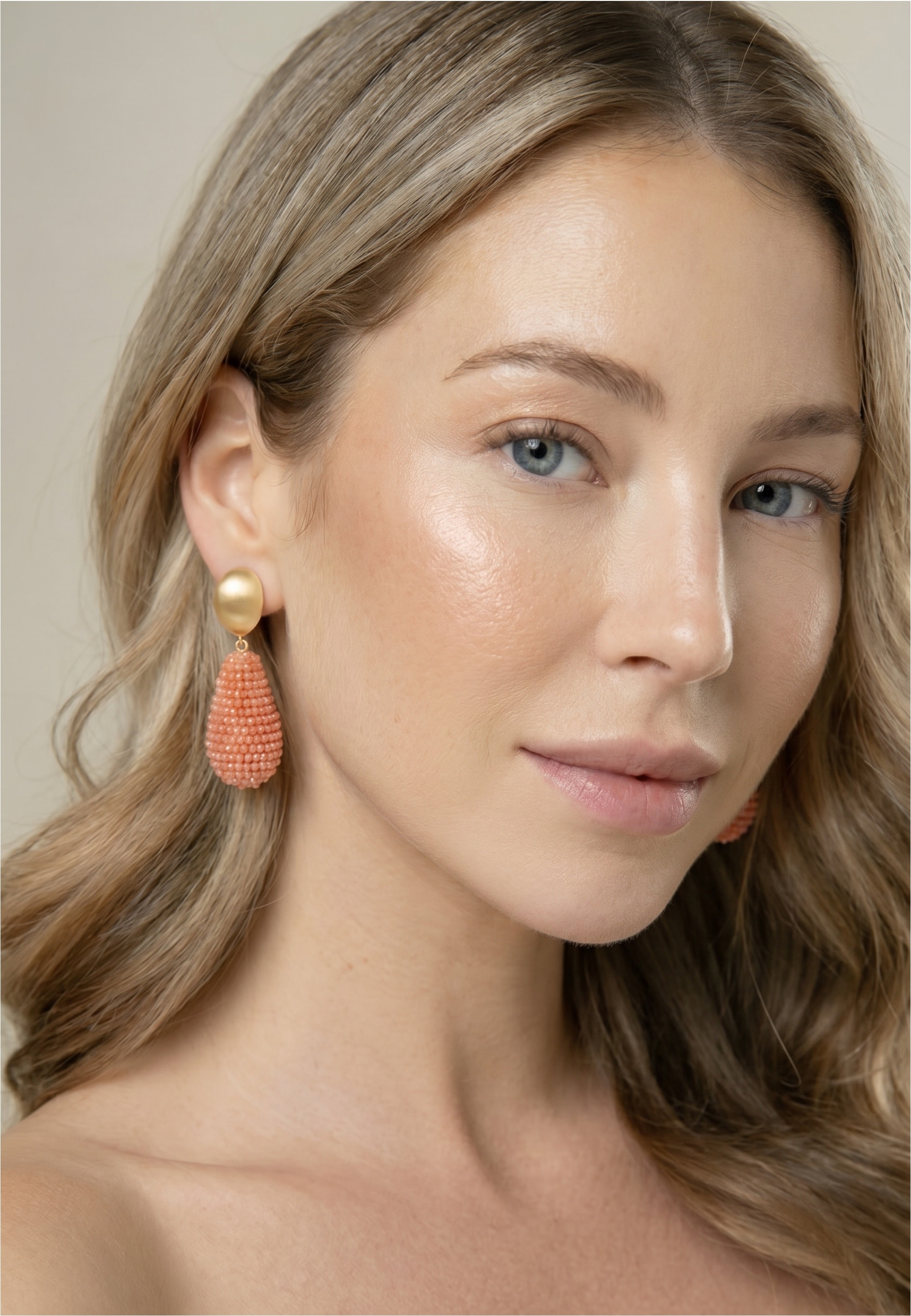 FILIPPA FIRENZE Paar Ohrclips »Sirena« mit eleganter Tropfenform