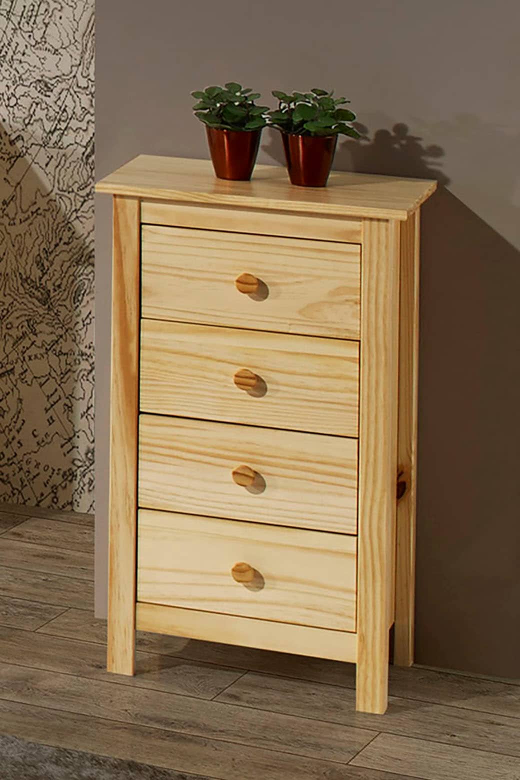 Möbilia Kommode 1 Stk. tlg. Schubladen mit Metallauszügen günstig online kaufen