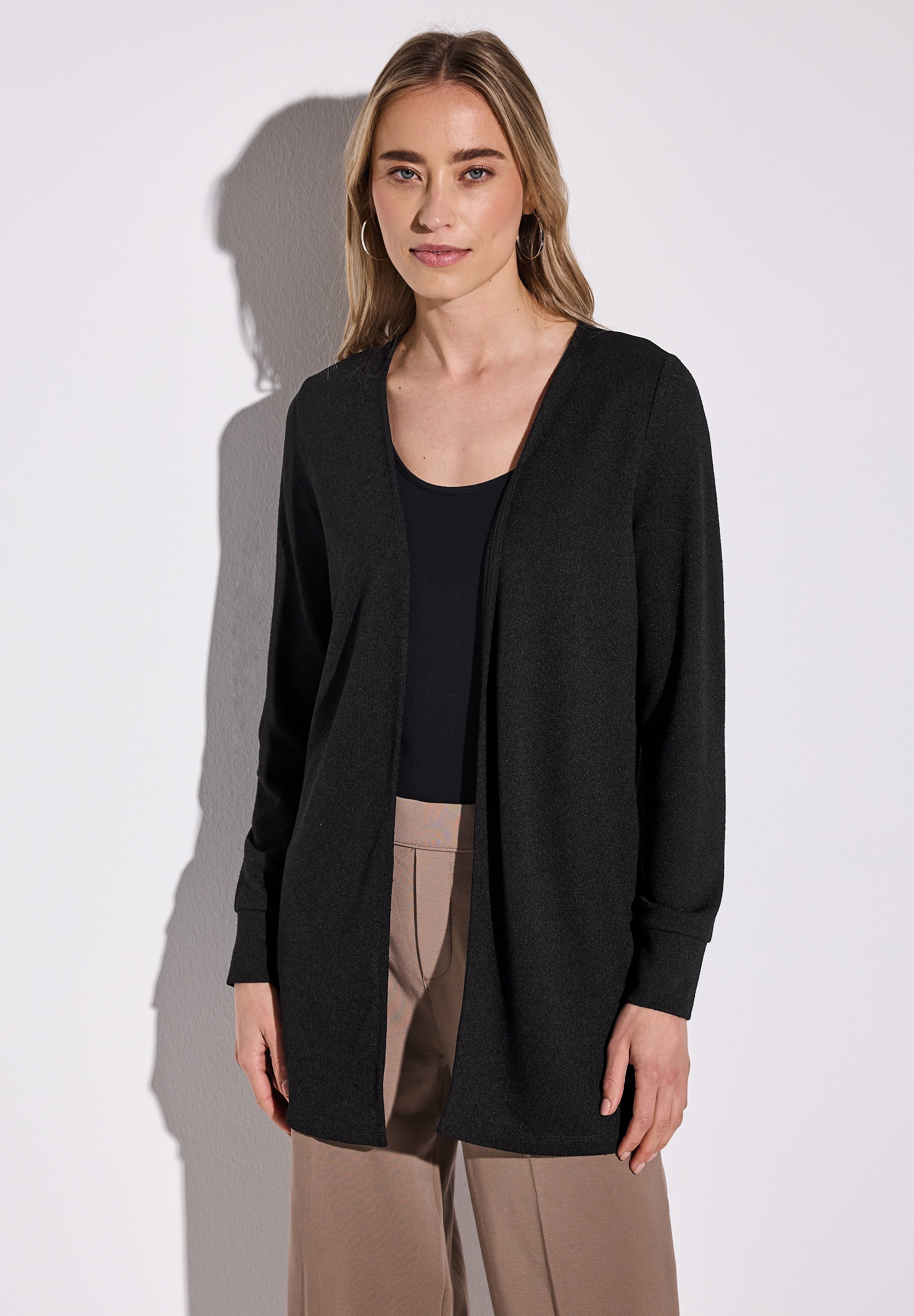 STREET ONE Cardigan, aus softem Materialmix
