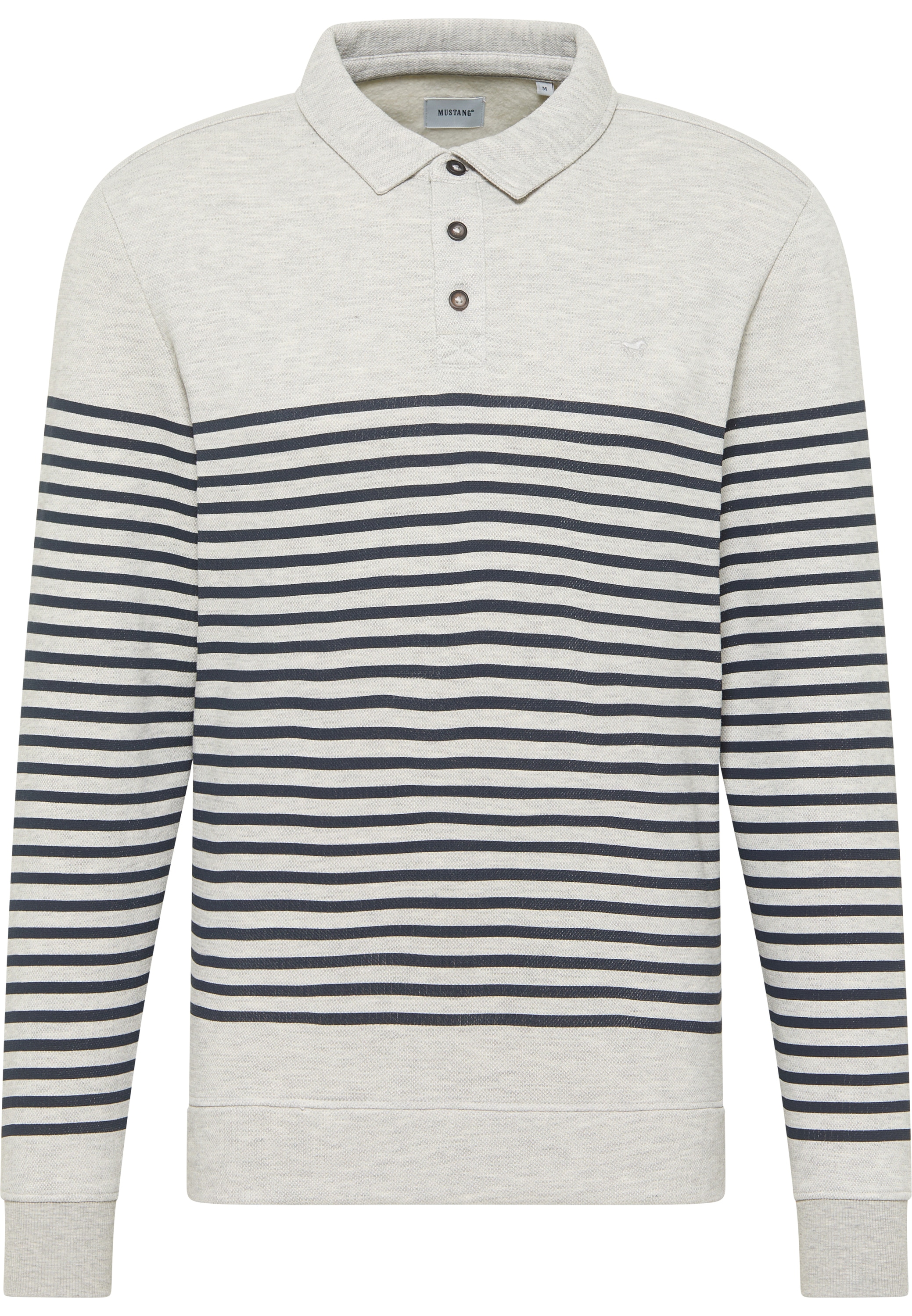 MUSTANG Langarmshirt »Herren Poloshirt«