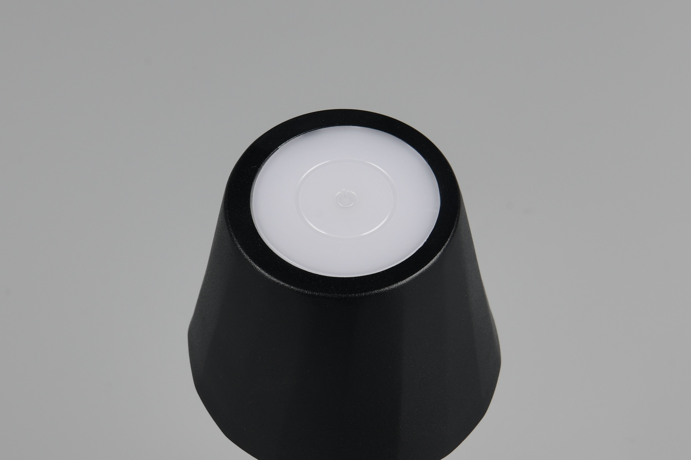 REALITY Leuchten LED Tischleuchte »DIAZ, Outdoor Akku Tischlampe Höhe 21 cm Ø 8,5 cm, IP44, Touchdimmer«, 1 flammig, Leuchtmittel LED-Board | LED fest integriert, CCT Lichtfarbe einstellbar 2700-6500K, 160 Lumen, 1,6W, USB Anschluss