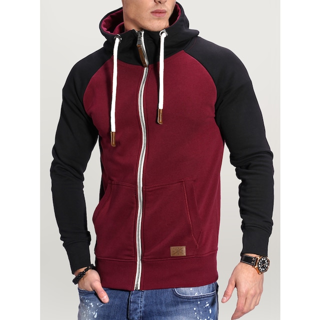 behype Sweatjacke »RAGLAN«, mit Raglan-Ärmeln ▷ bestellen | BAUR