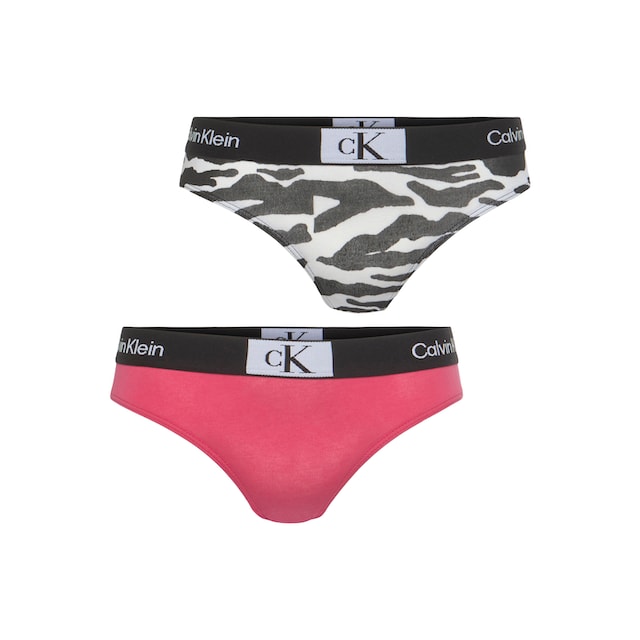 Calvin Klein Bikinislip »2PK BIKINI«, (Packung, 2er-Pack), mit  Logo-Elastikbund kaufen | BAUR