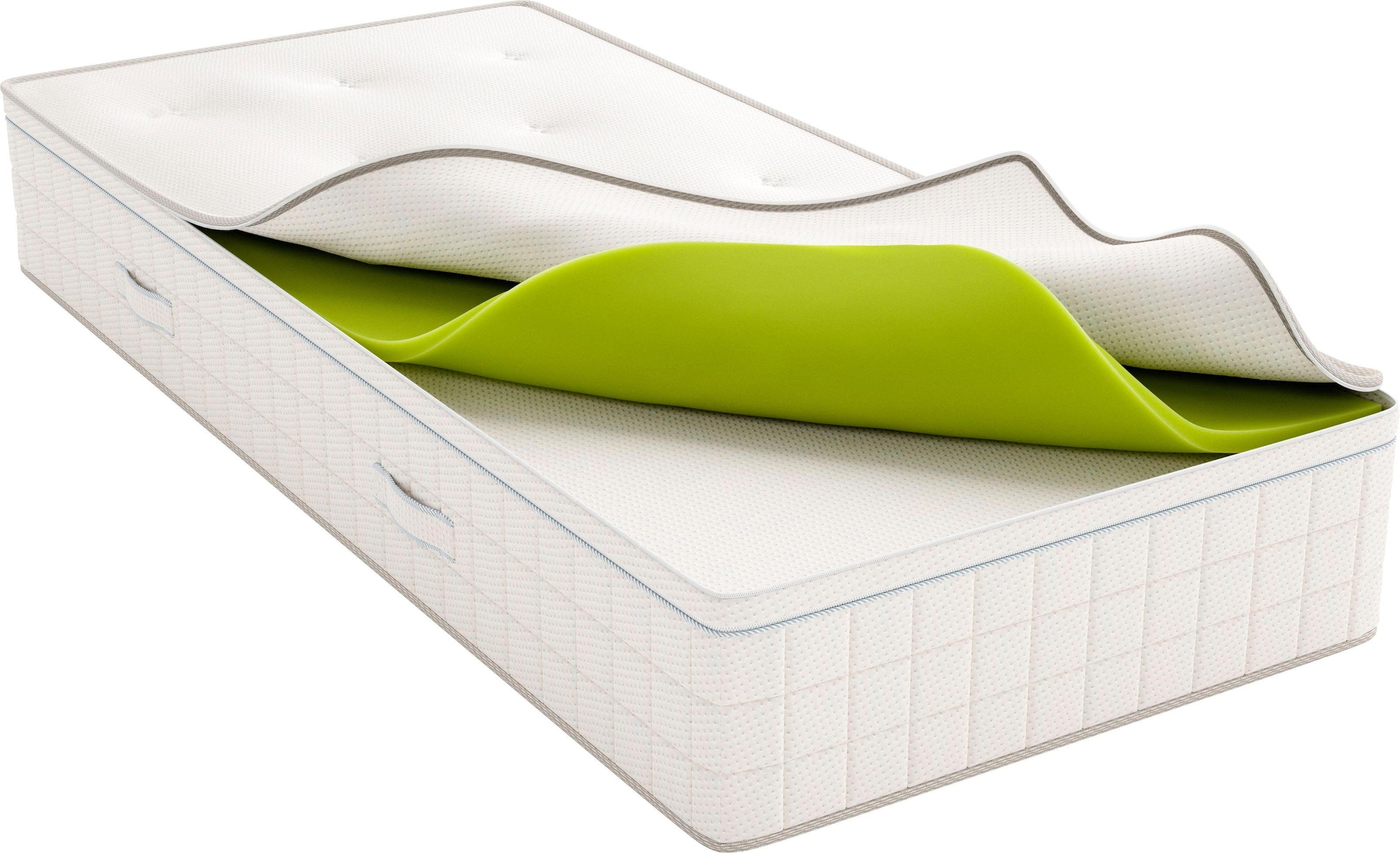 Schlaraffia Boxspringmatratze »Matratze Air Boxspring mit Topper, in 90x200 cm und weiteren Größen«, 33 cm hoch, Raumgewicht: 43 kg/m³, 882 Federn, (1 St.), mit abnehmbaren Topper