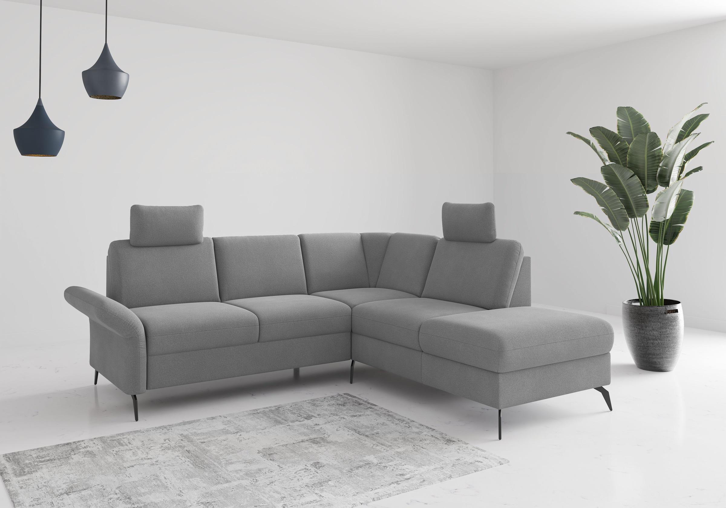 Home affaire Ecksofa "Rochelle", wahlweise mit Bettfunktion, Bettkasten und günstig online kaufen