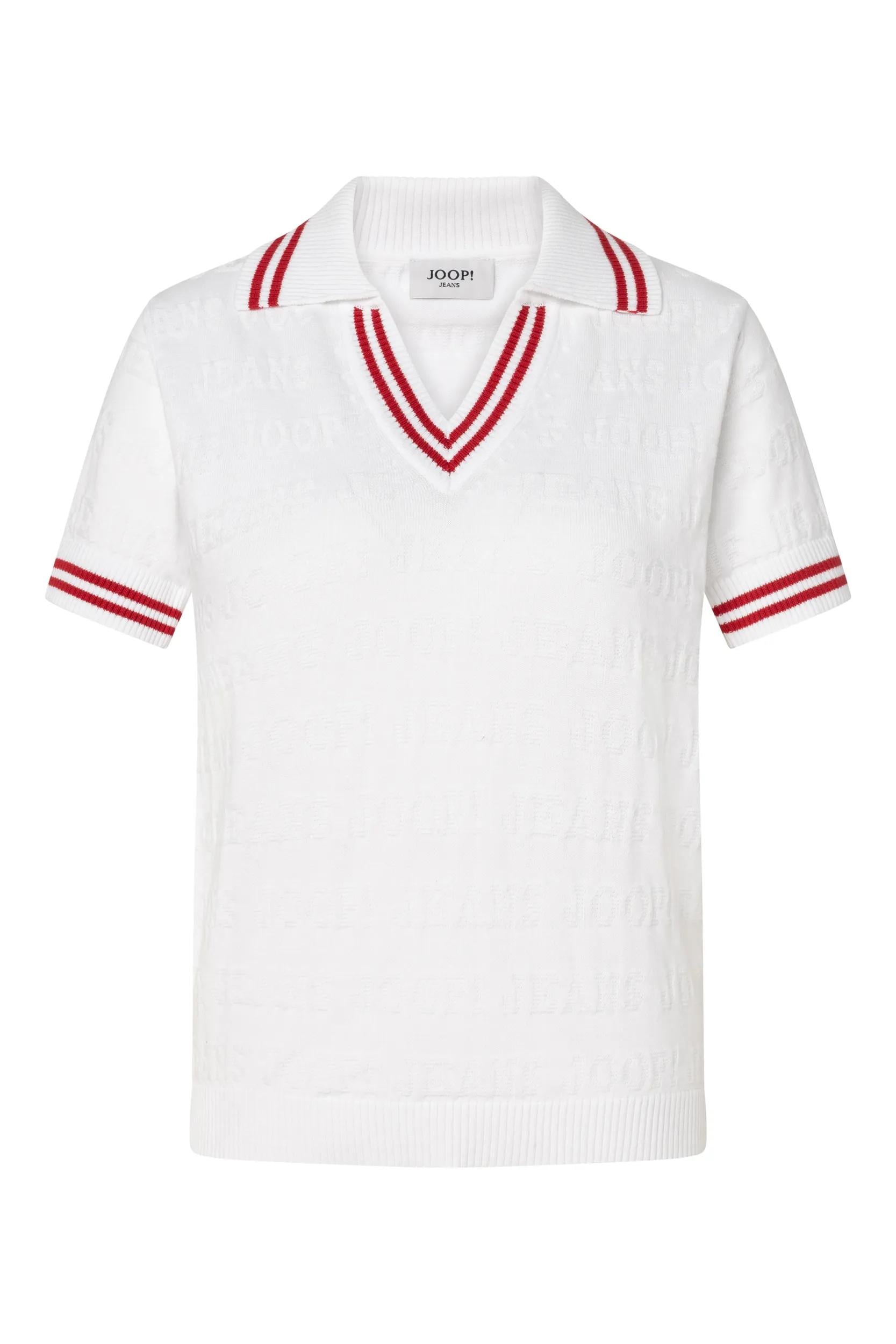 Joop Jeans Poloshirt "Kalena" mit Logo-Jacquard günstig online kaufen