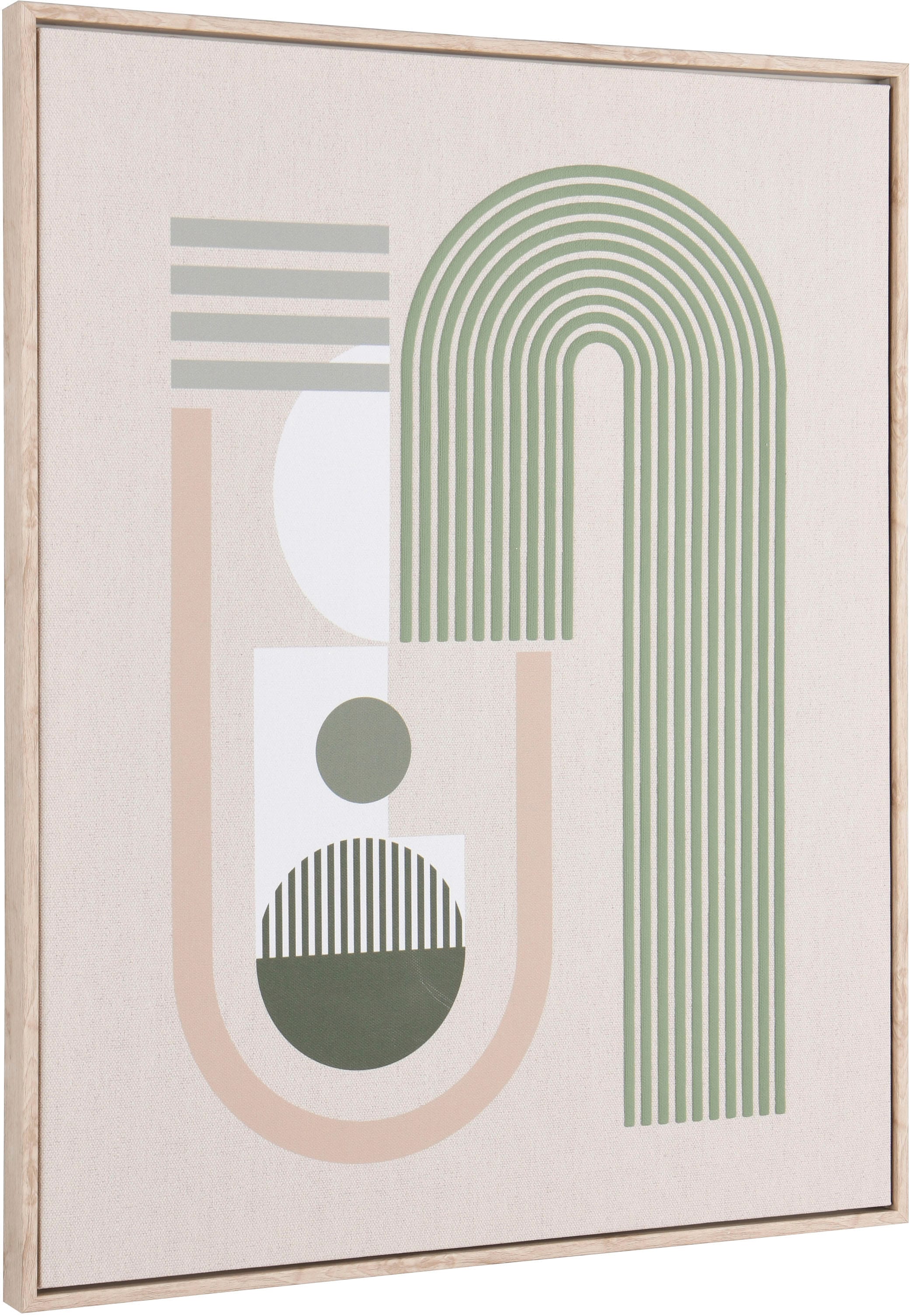 MIRRORS AND MORE Kunstdruck »NORMA« 1 Stk. tlg. Kunstwerk im Geometrischen Design