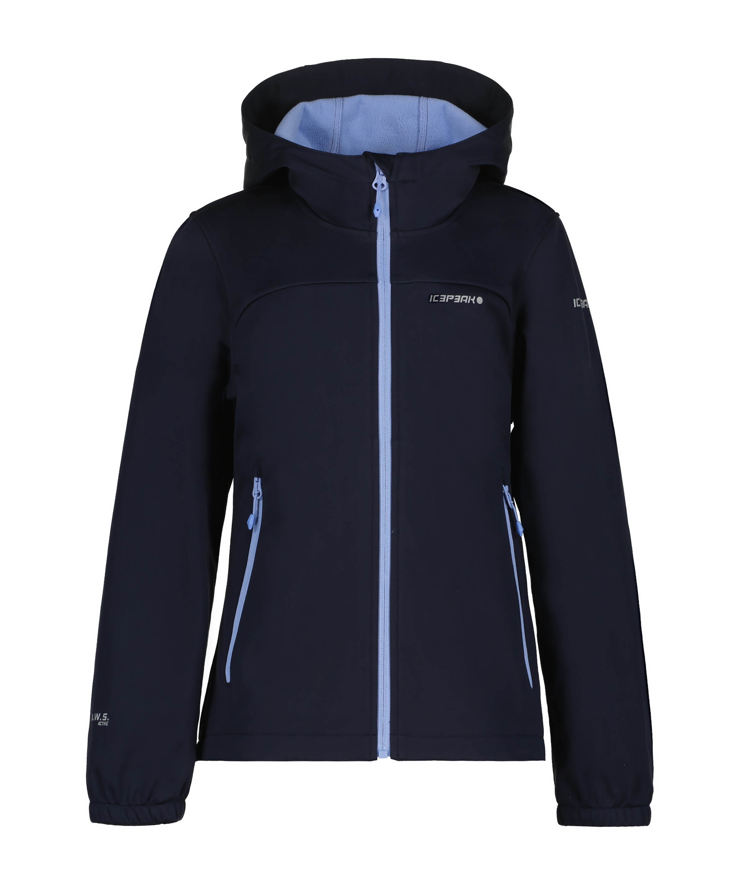 Icepeak Softshelljacke "SOFTSHELLJACKE KULM - für Kinder", mit Kapuze