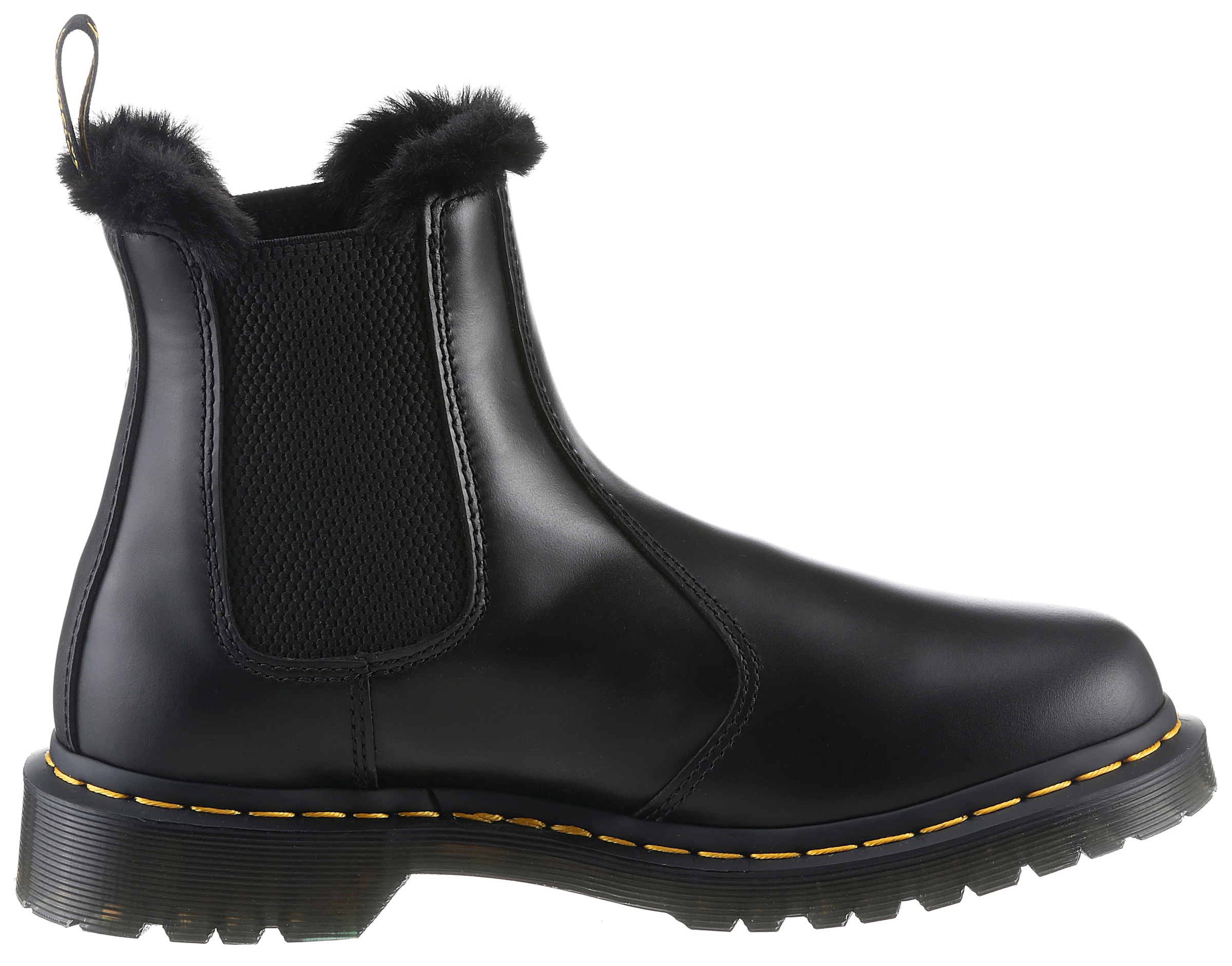 DR. MARTENS Chelseaboots »Leonore«, Chunky Boots, Plateau Schuh, Boots mit Warmfutter