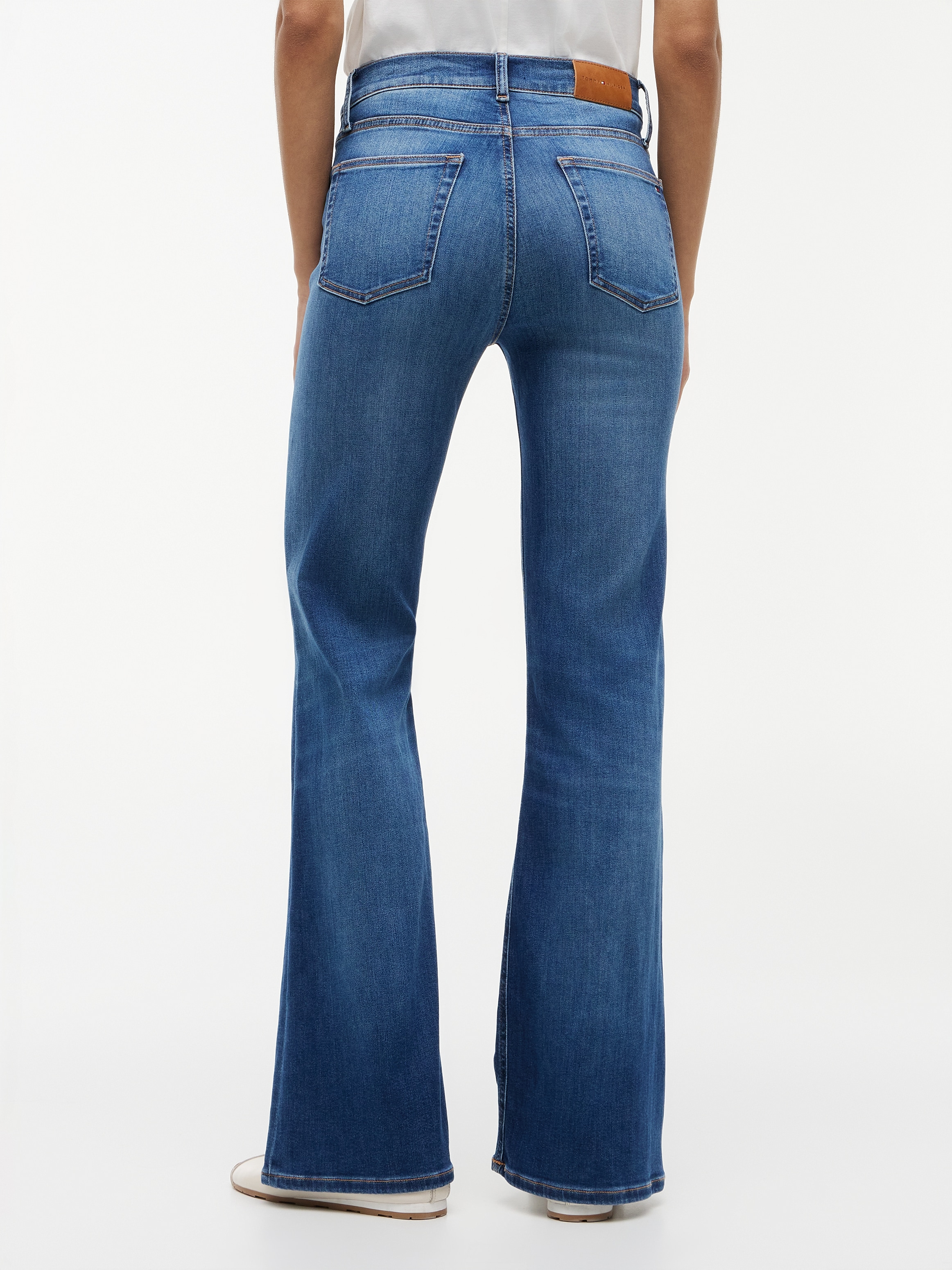 Tommy Hilfiger Bootcut-Jeans »FLARE KATY RW« Baumwollmischung, Stretch, in ausgestellter Form