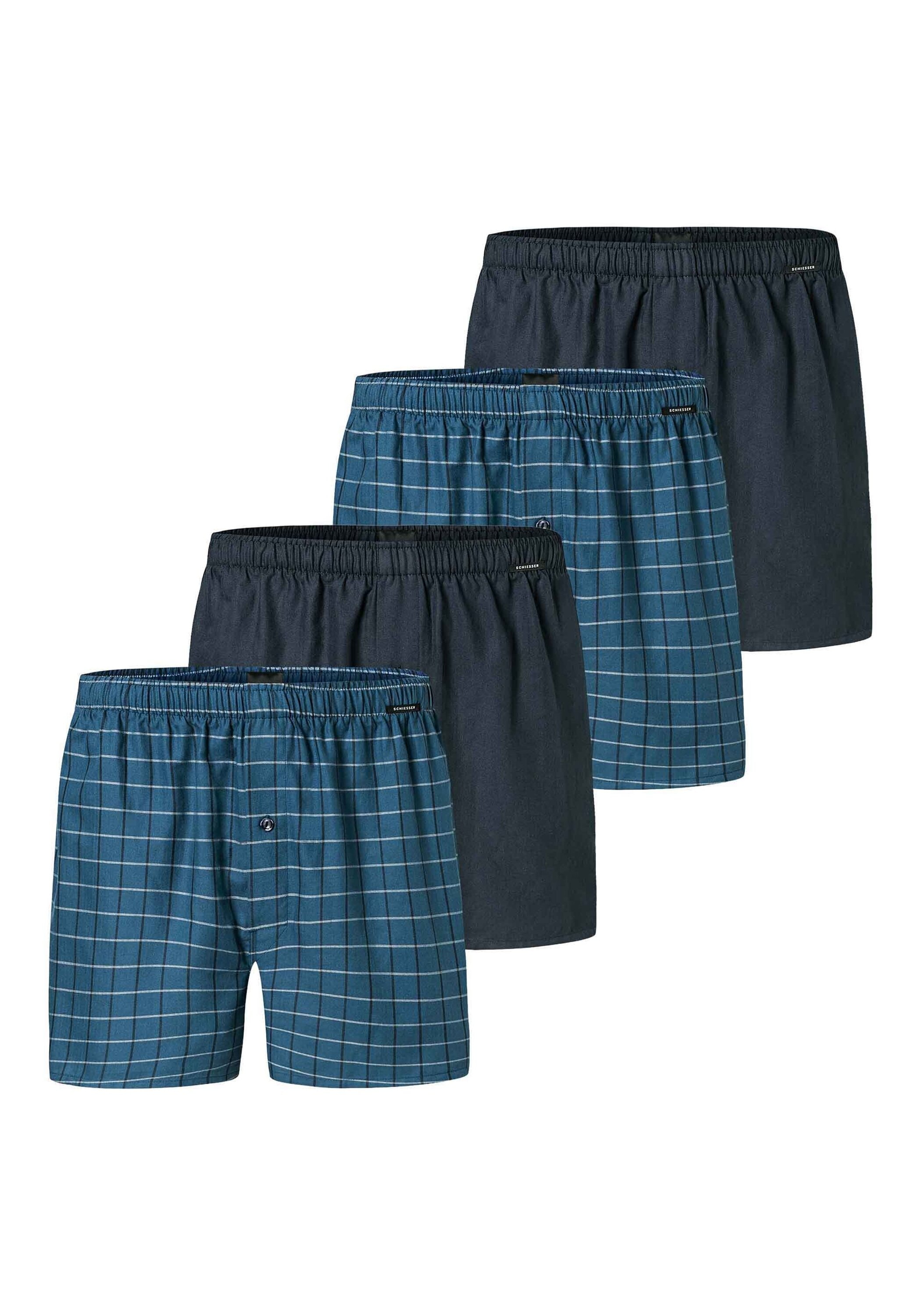 Schiesser Webboxer "Web-Boxershorts 4er Pack" günstig online kaufen