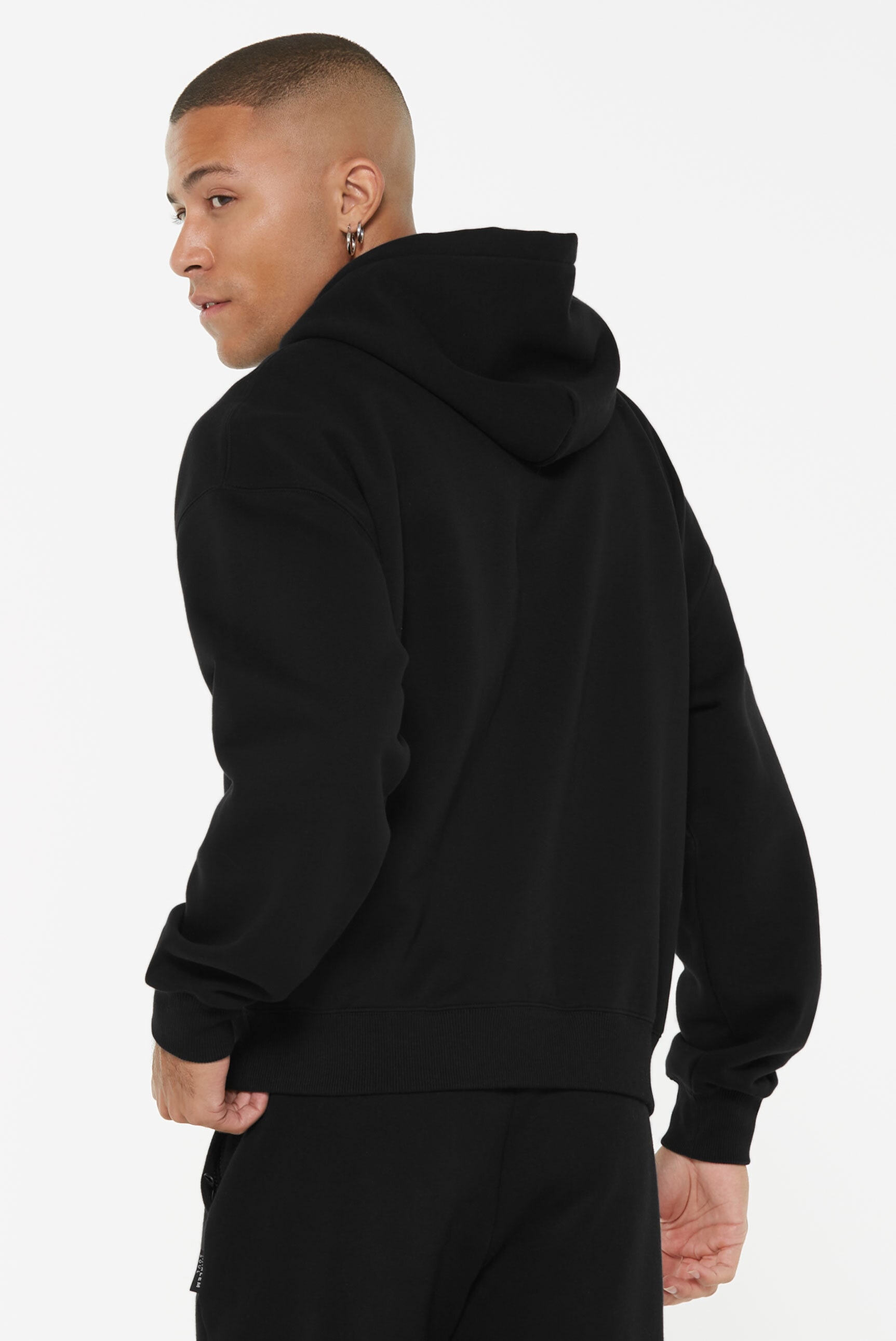 Harlem Soul Kapuzensweatshirt, mit überschnittenen Schultern
