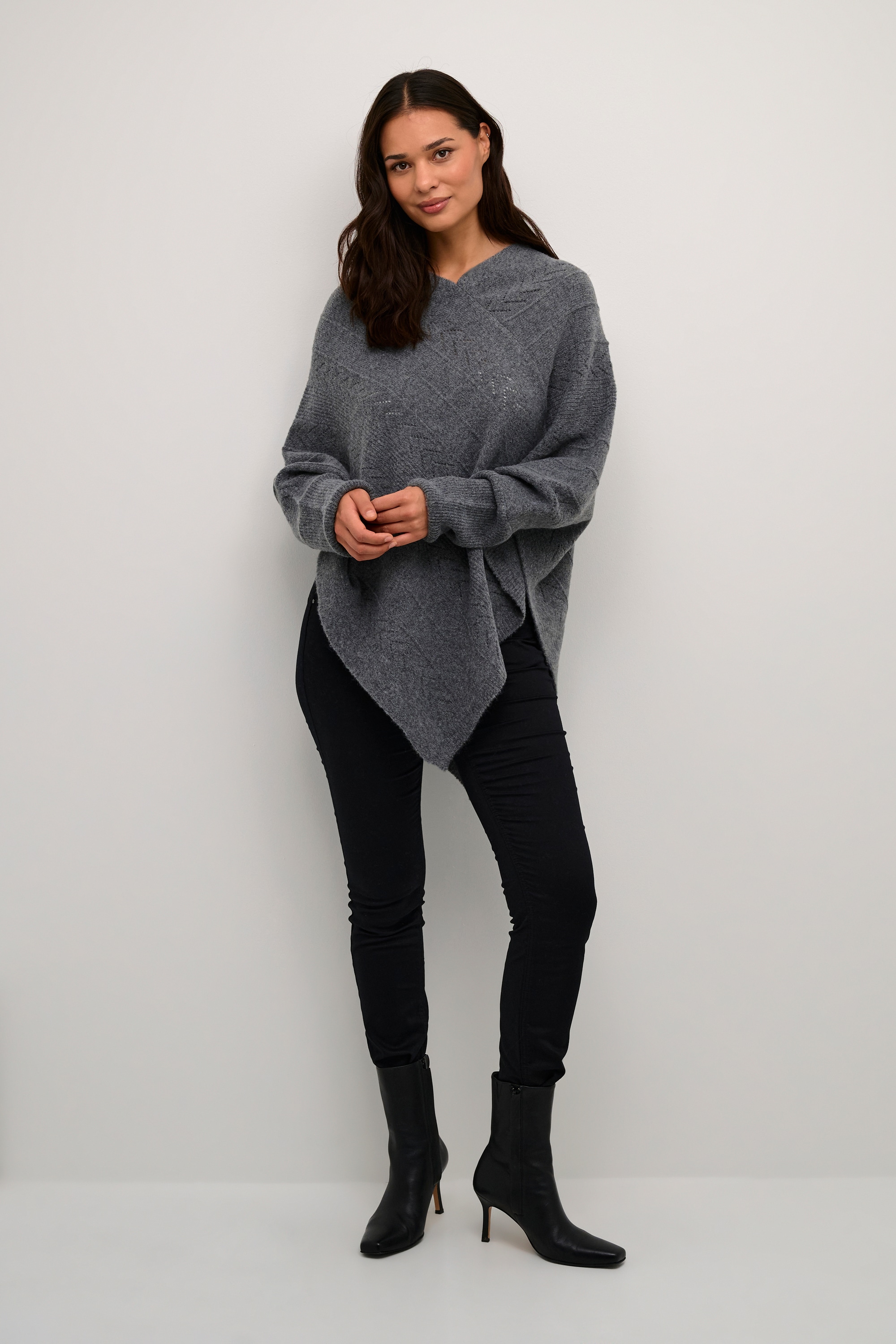 Cream Strickponcho »Damen Poncho CRHoliday«