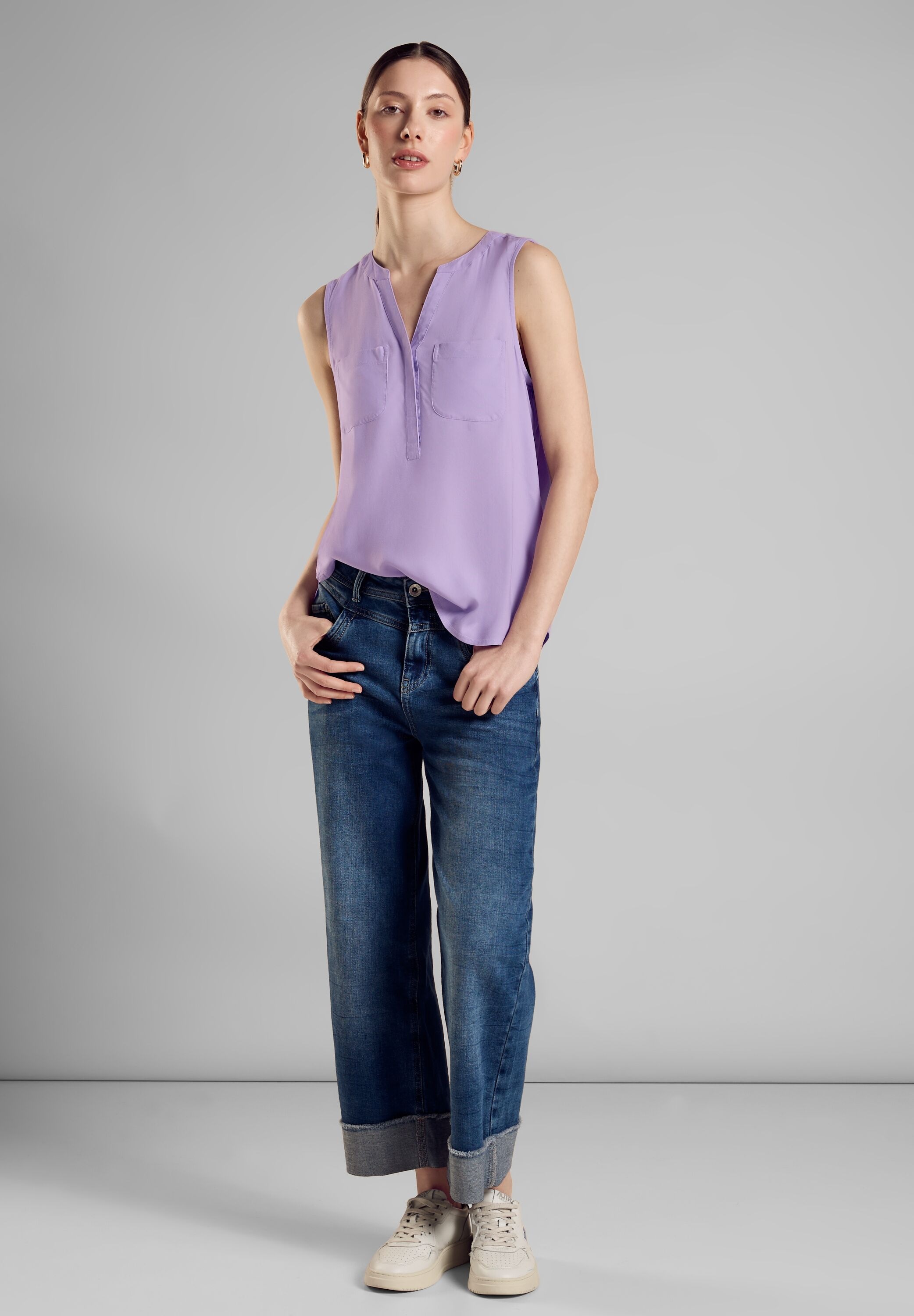 STREET ONE Blusentop, aus softer Viskose