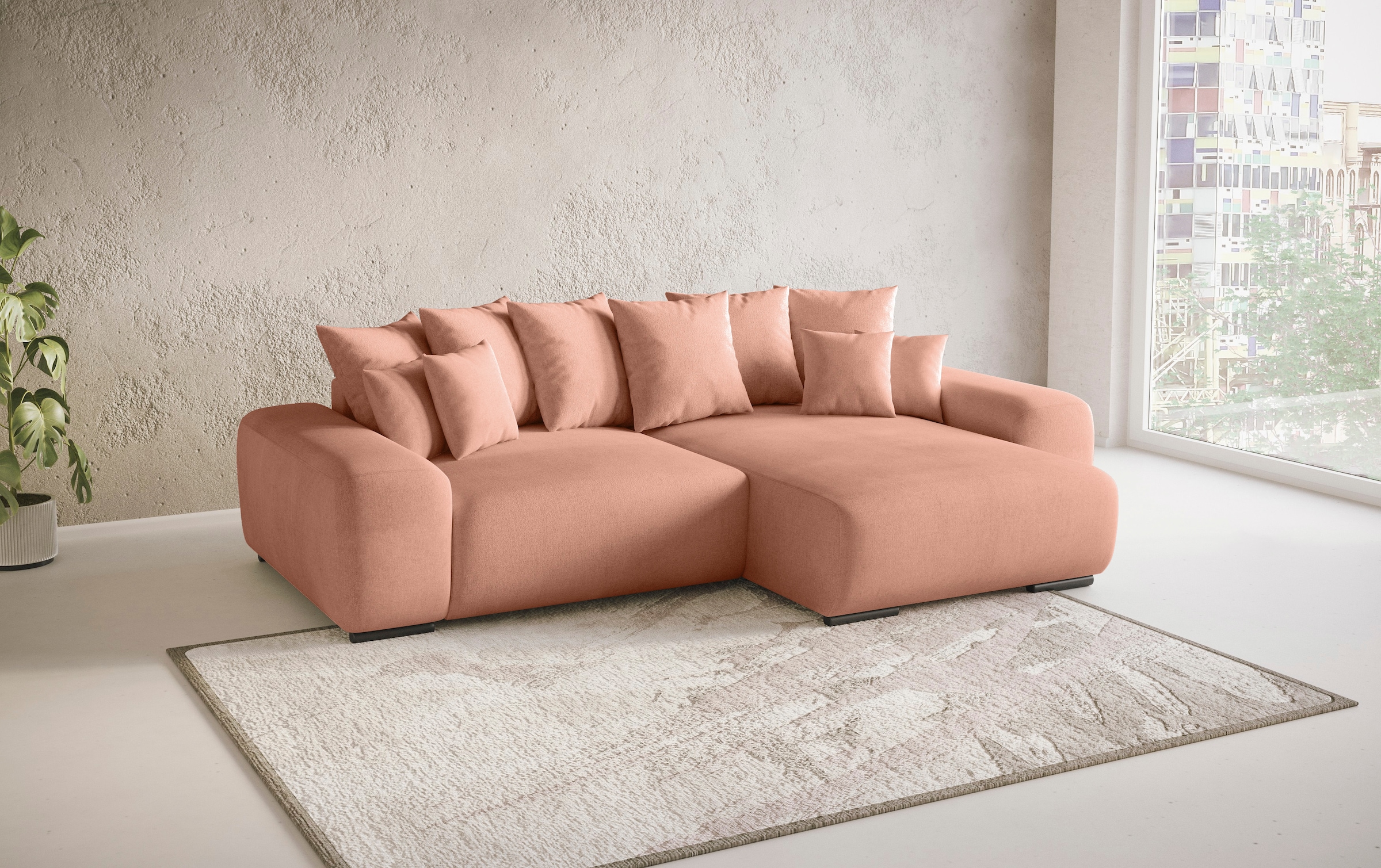 Home affaire Ecksofa "Sundance II, L-Form", mit DuraSpring-Taschenfederkern günstig online kaufen