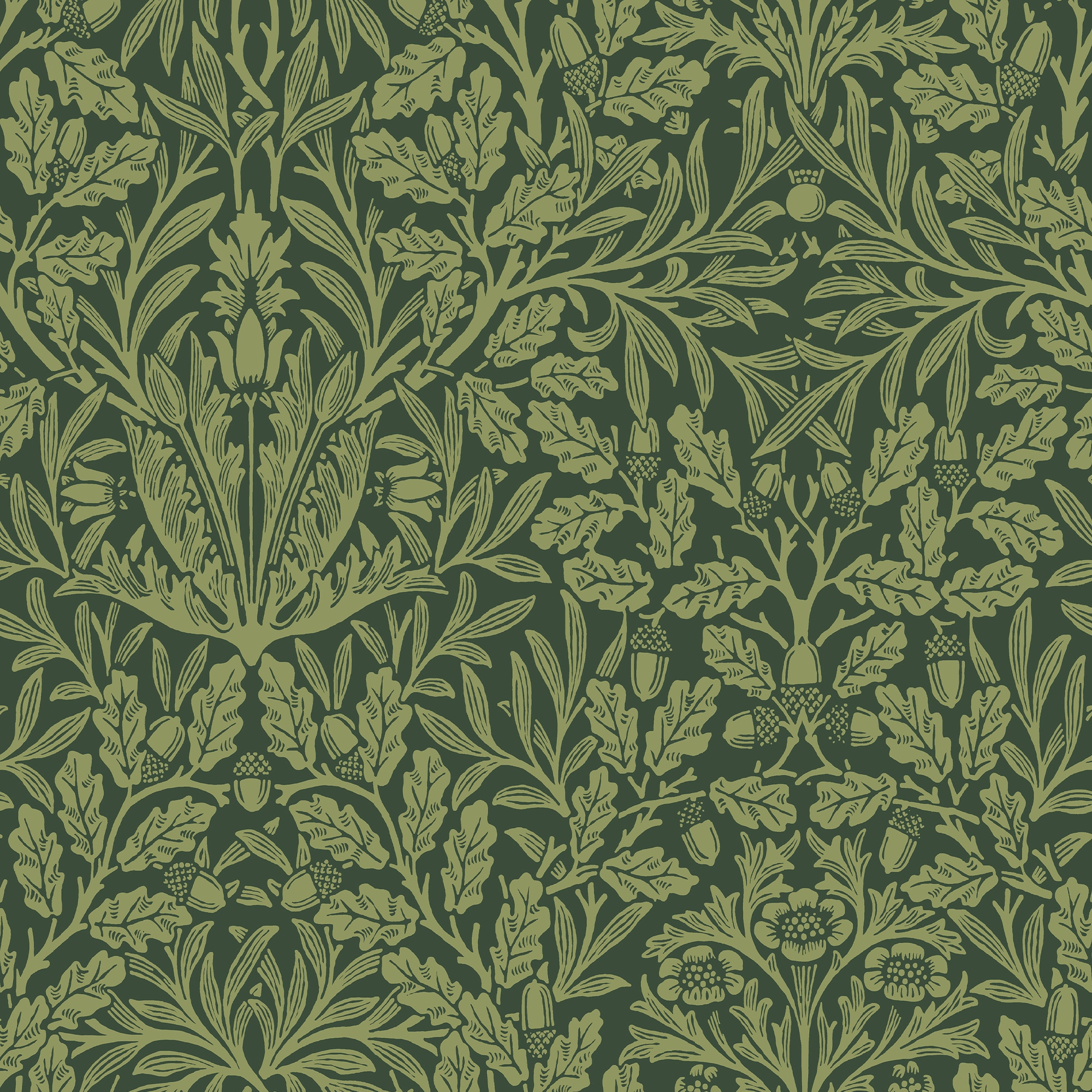 WILLIAM MORRIS AT HOME Vliestapete »Acorn Garden«, Motiv, Design Tapeten
