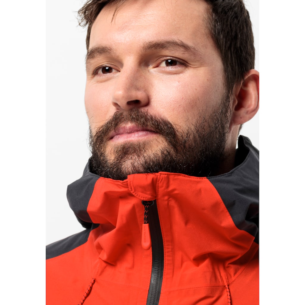 Jack Wolfskin Funktionsjacke »EAGLE PEAK 2L JKT M«, mit Kapuze