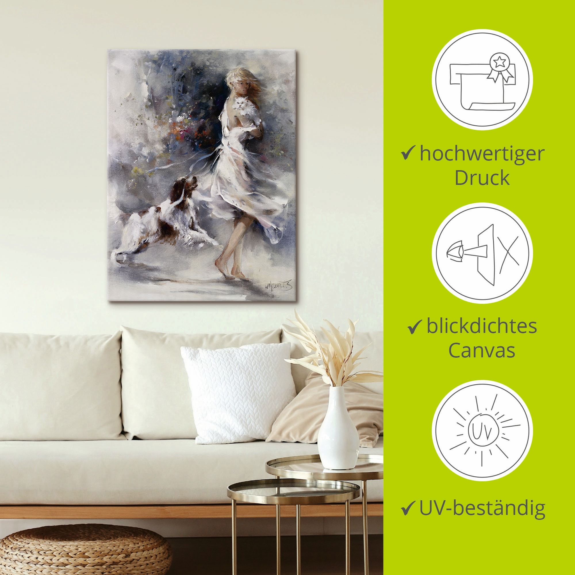Artland Wandbild »Rivalität«, Frau, (1 St.), als Leinwandbild in verschied. Größen