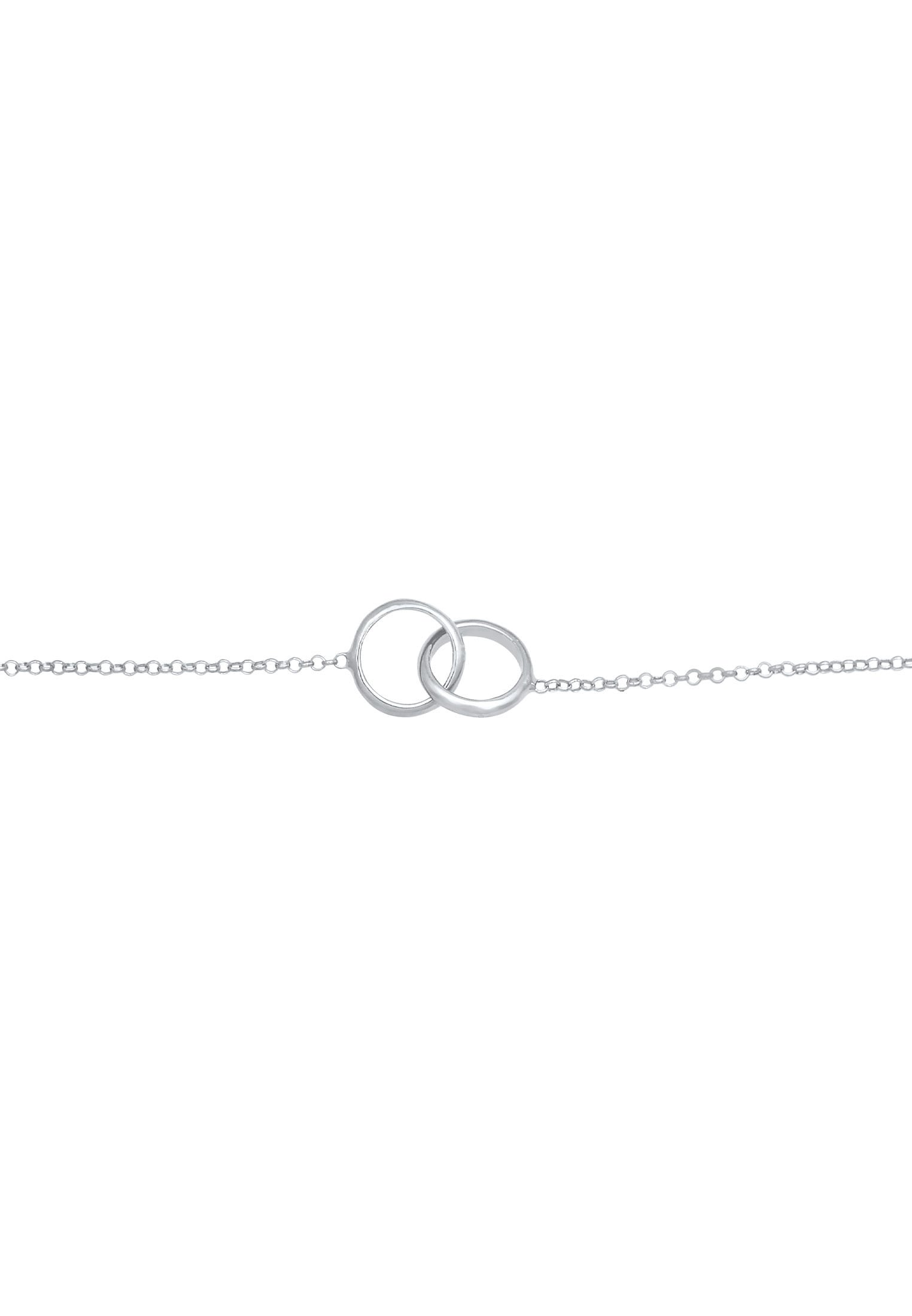 Elli Choker »Halskette Choker Ringe Kreis Minimal Trend 925 Silber«