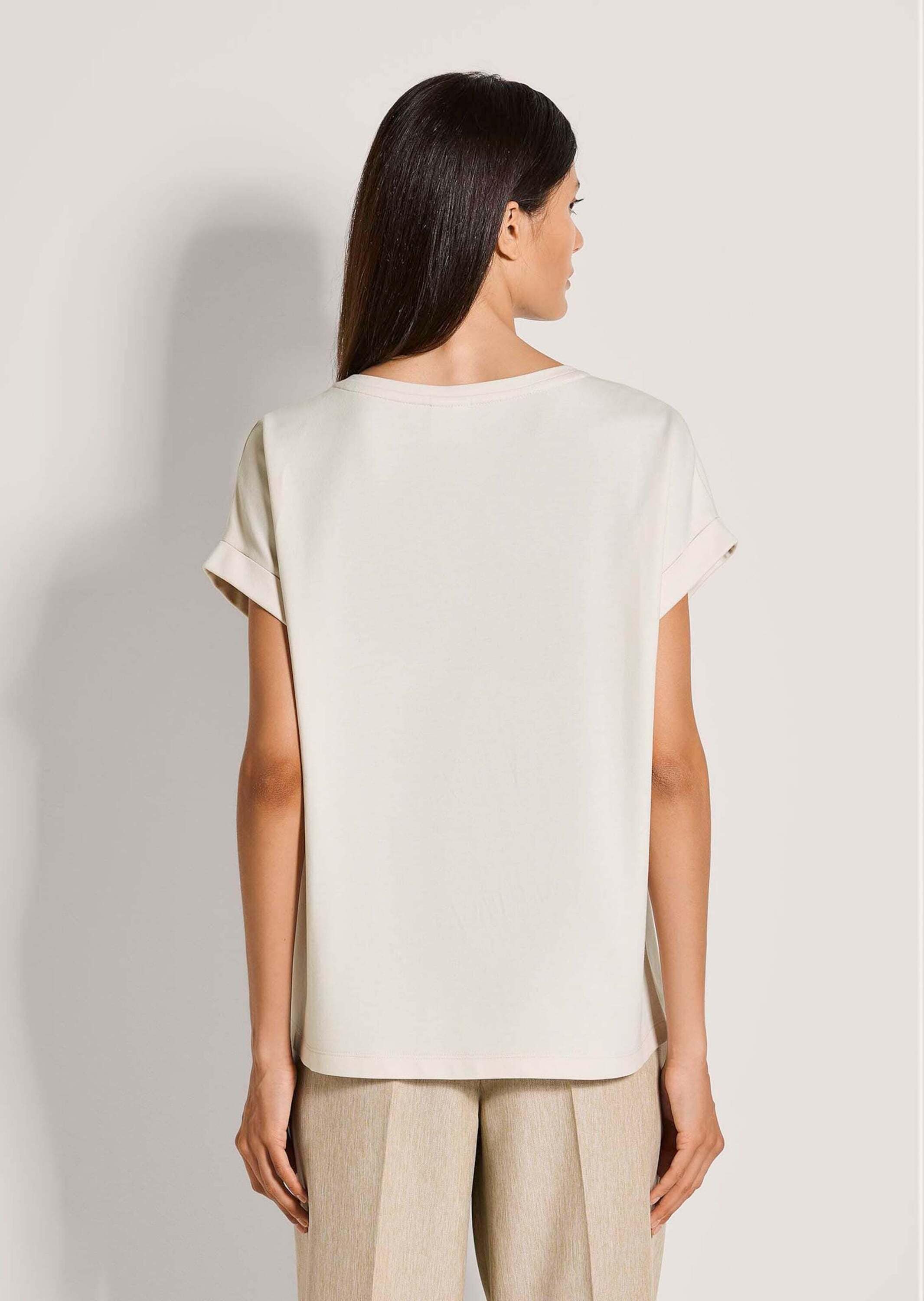 MADELEINE Kurzarmshirt »Shirt Oversized Shirt mit Print, Kurzarm« Motiv mit Strasssteinen