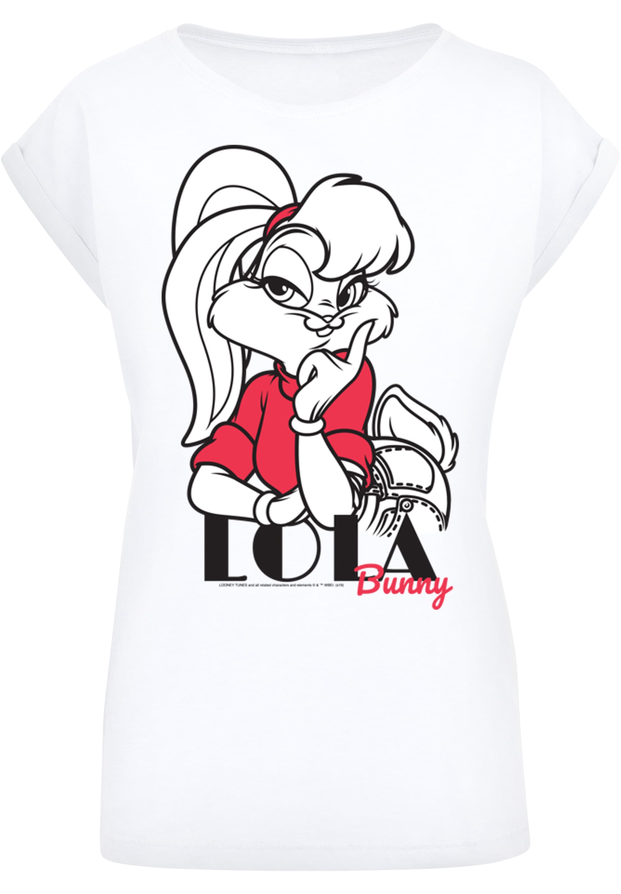 F4NT4STIC T-Shirt »Looney Tunes Classic Lola Bunny«, Damen,Premium Merch,Regular-Fit,Kurze Ärmel,Bedruckt