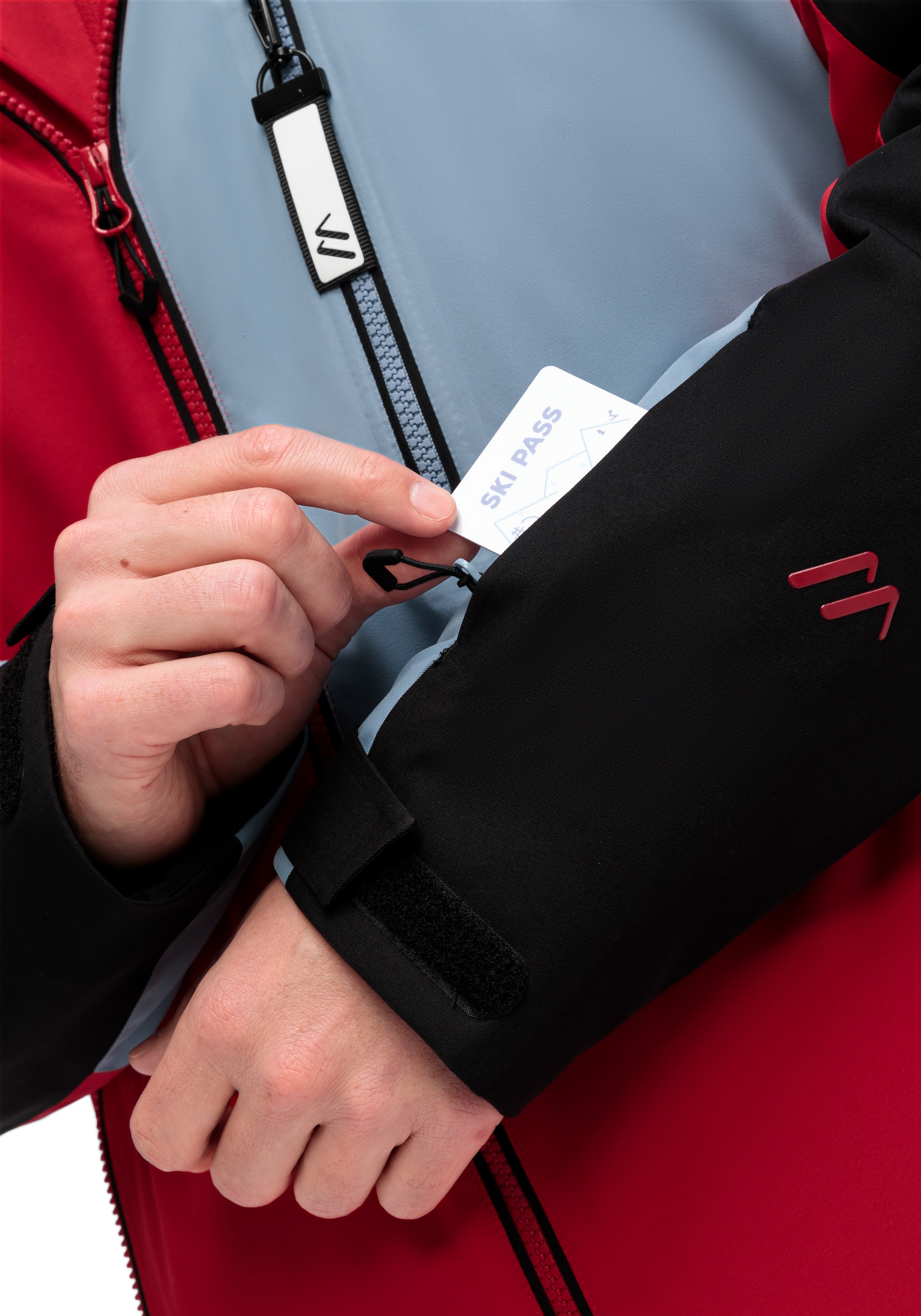 Maier Sports Skijacke »Oravice«, Herren Winterjacke mit RV-Taschen und Kapuze, wasserdicht